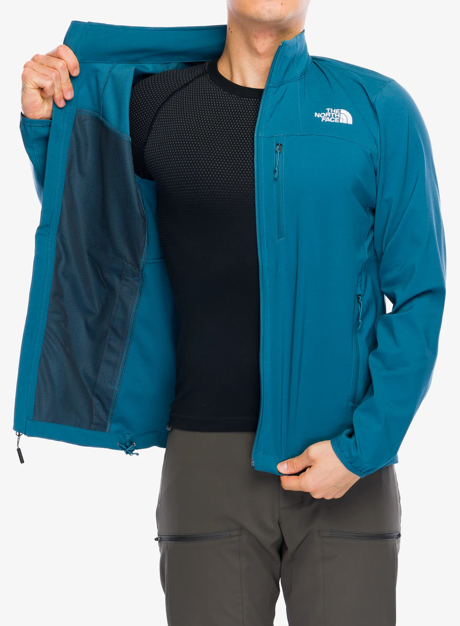 Softshell jakna The North Face Nimble Jacket - mallard blue
