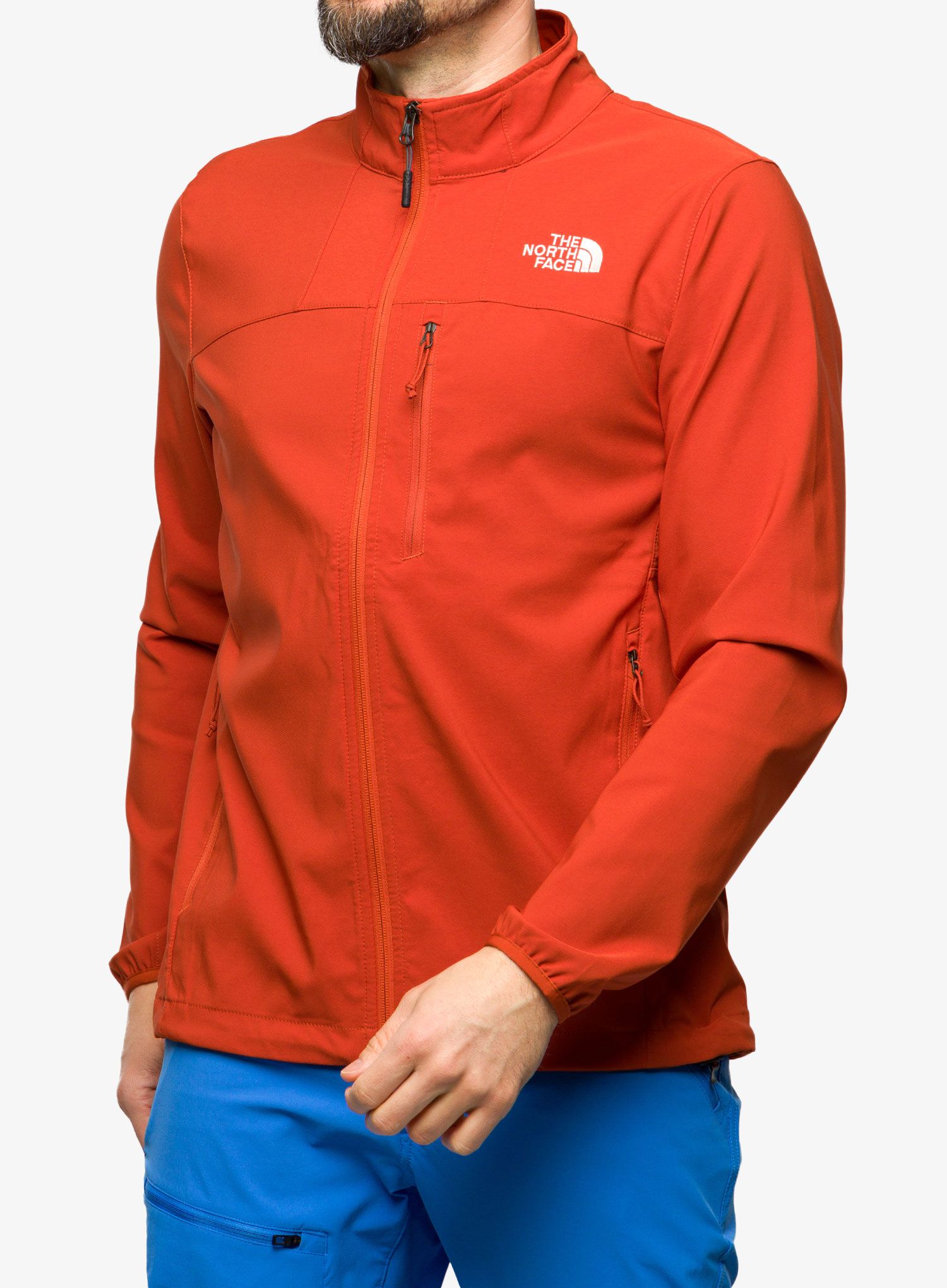 Softshell The North Face Nimble Jacket - rusted bronze