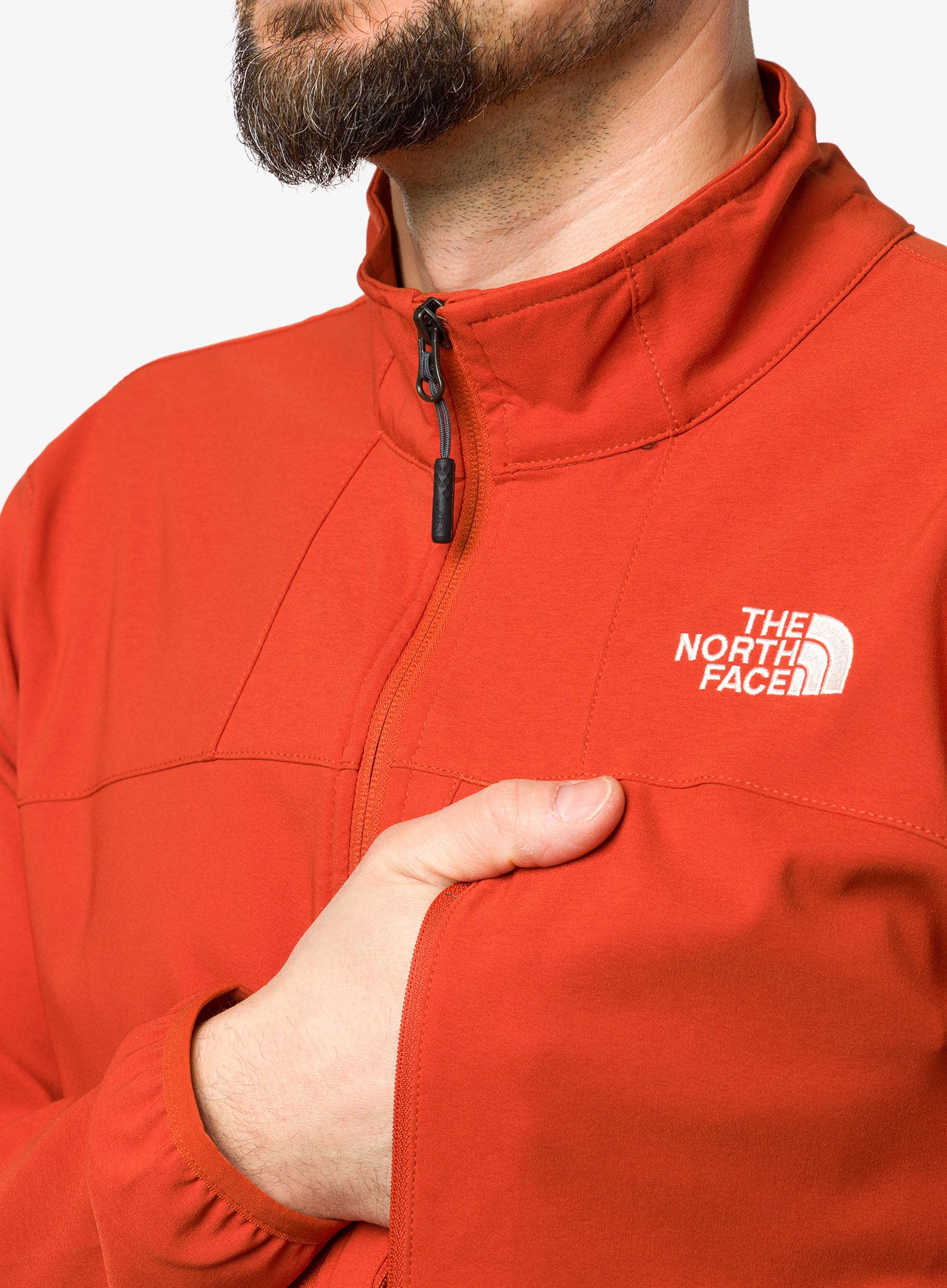 Softshell The North Face Nimble Jacket - rusted bronze