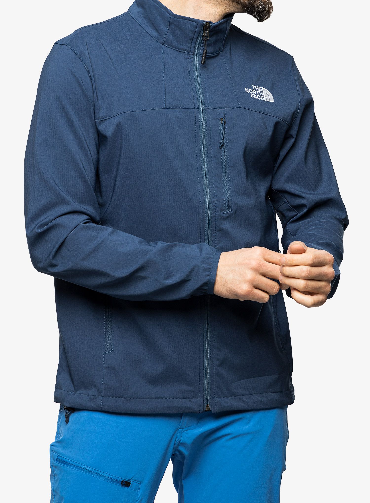 Softshell jakna The North Face Nimble Jacket - shady blue