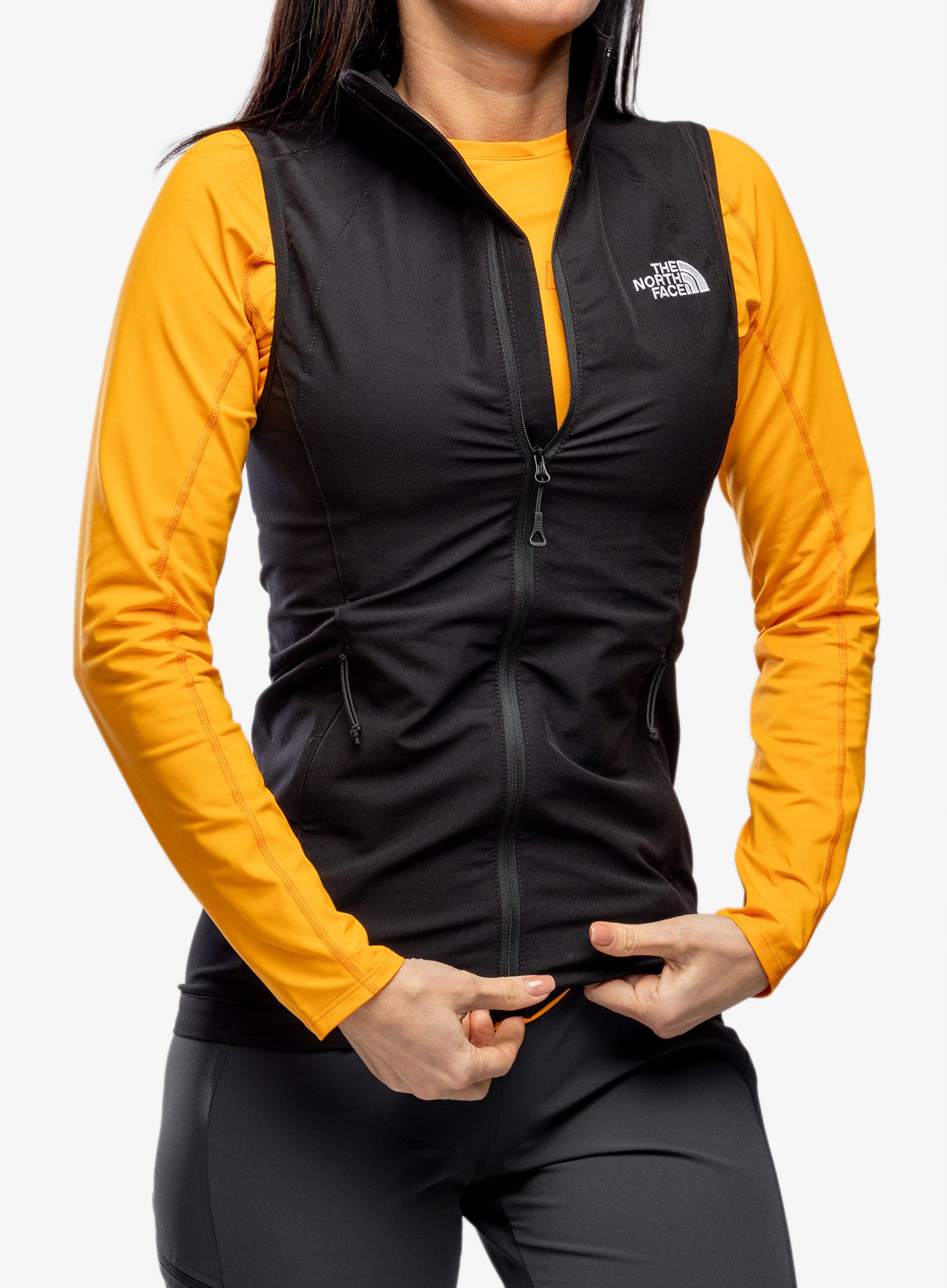 Ženski brezrokavnik The North Face Nimble Vest - tnf black