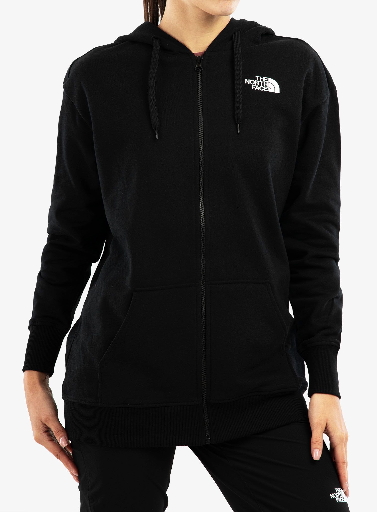 Ženska jopica z zadrgo The North Face Open Gate Full Zip Hoodie - tnf black