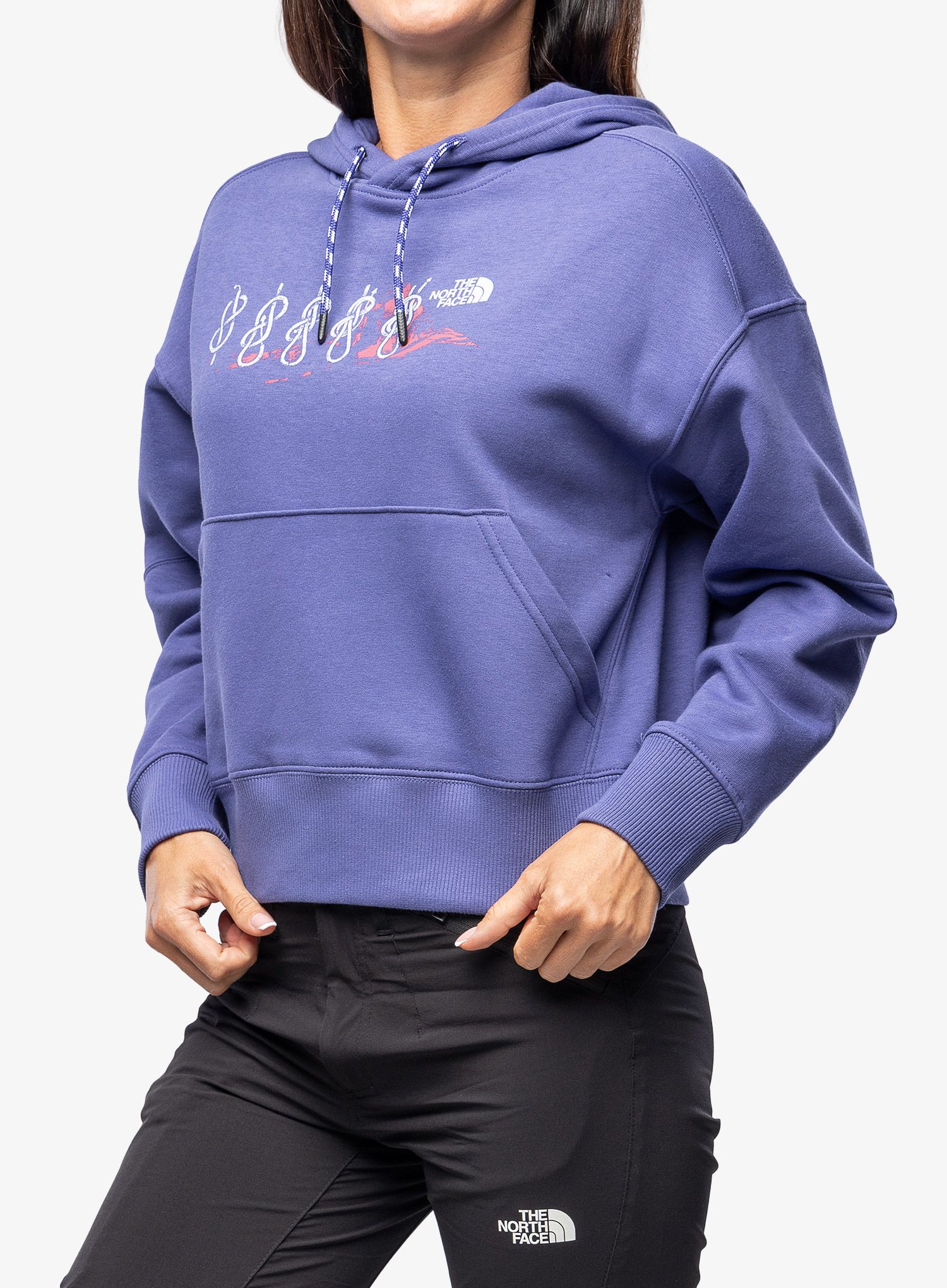 Ženska jopica The North Face Outdoor Graphic Hoodie - cave blue