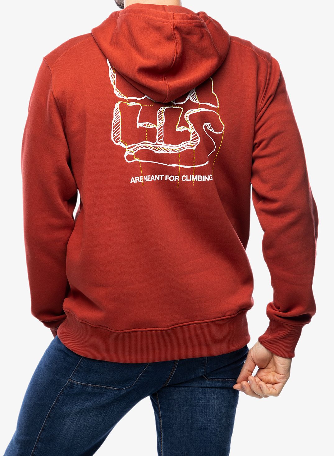 Plezalna jopa The North Face Outdoor Graphic Hoodie - iron red