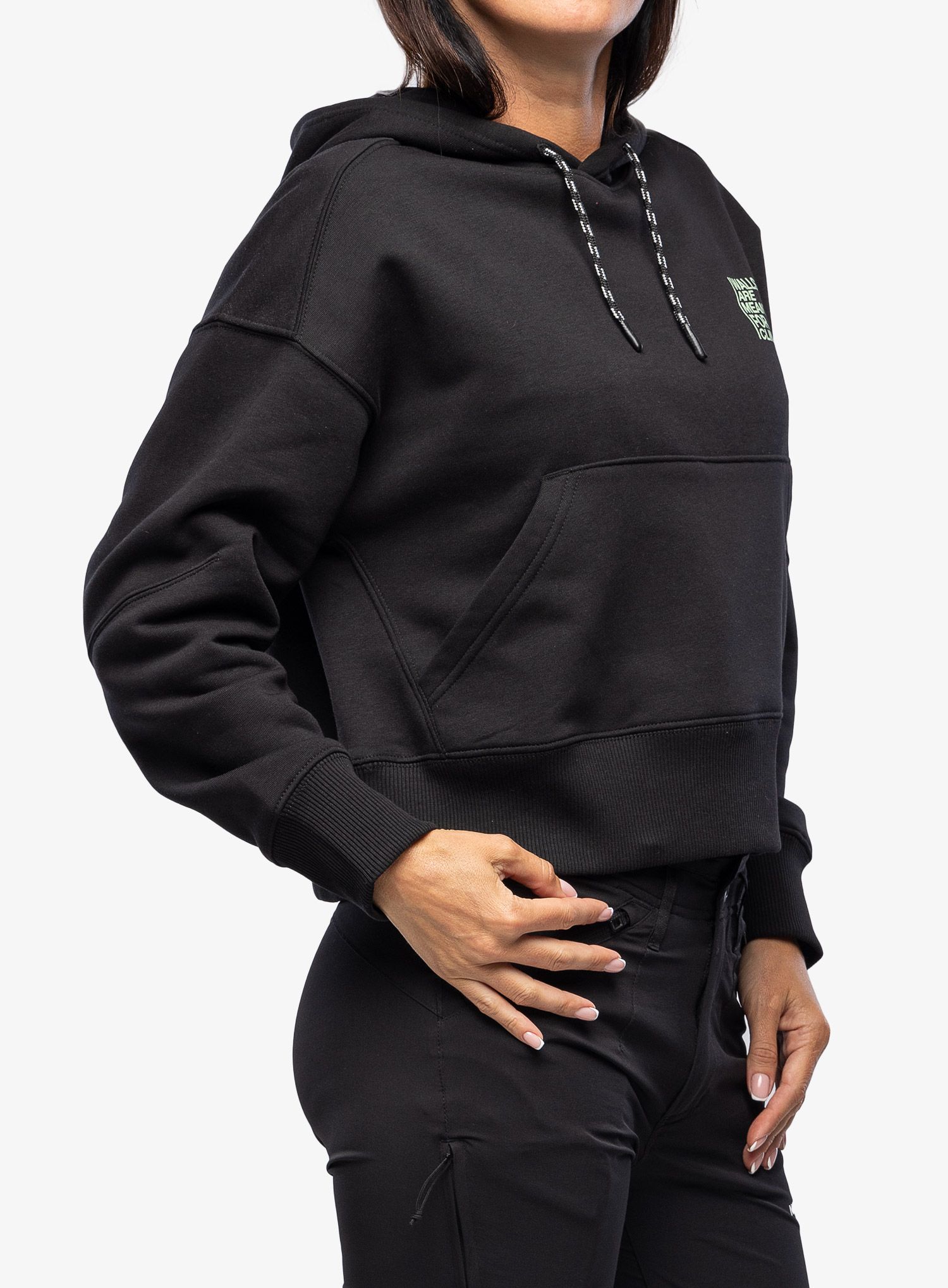 Ženska jopa s kapuco The North Face Outdoor Graphic Hoodie - tnf black