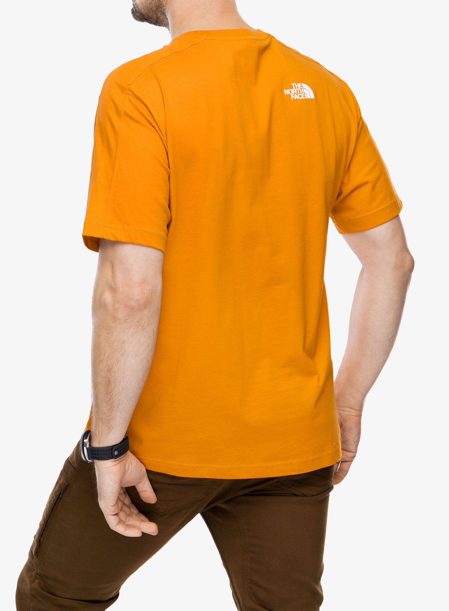 Bombažna majica moška The North Face Outdoor S/S Tee - desert rust