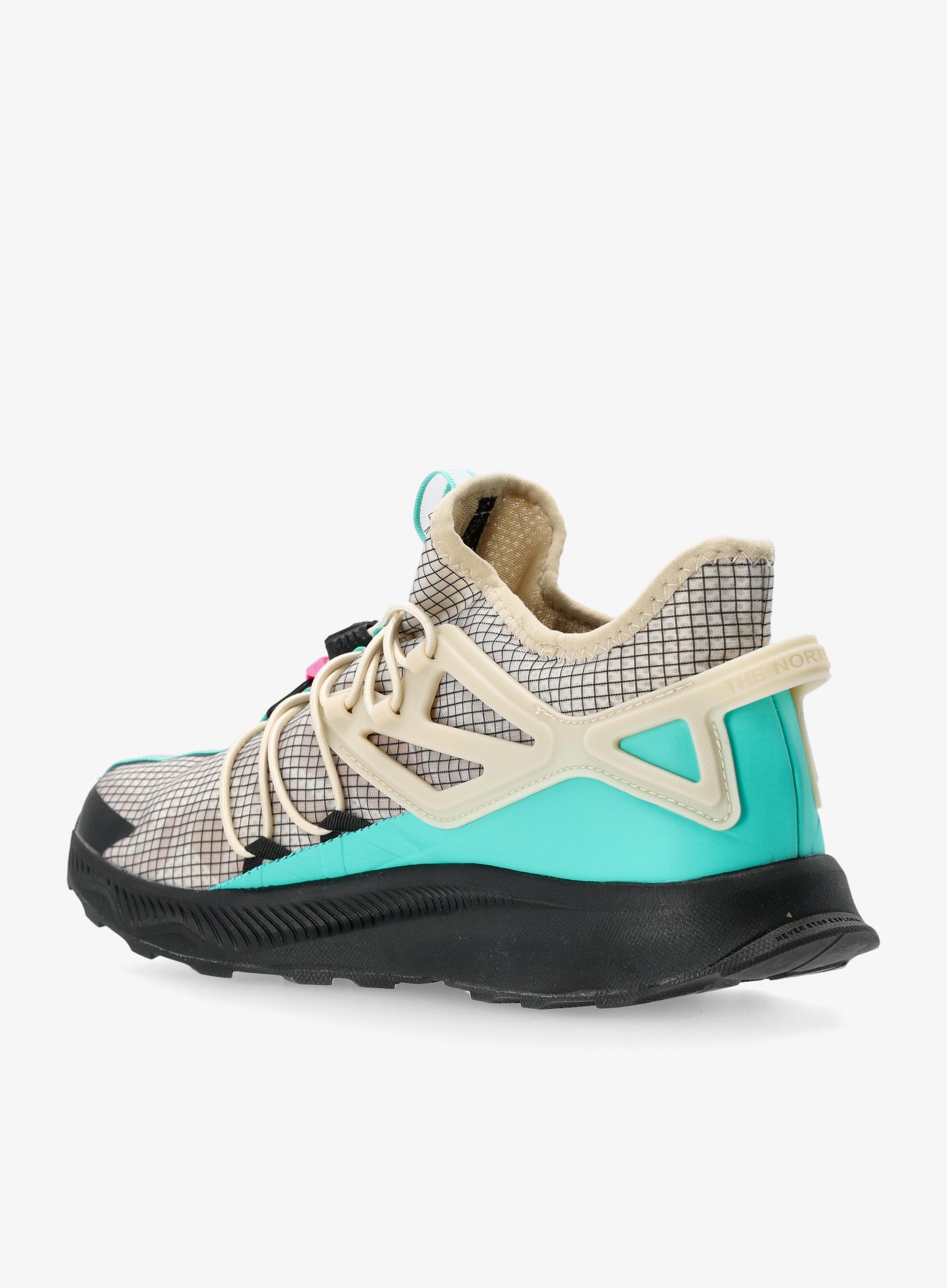 Pohodniški čevlji The North Face Oxeye Tech - gravel/geyser aqua