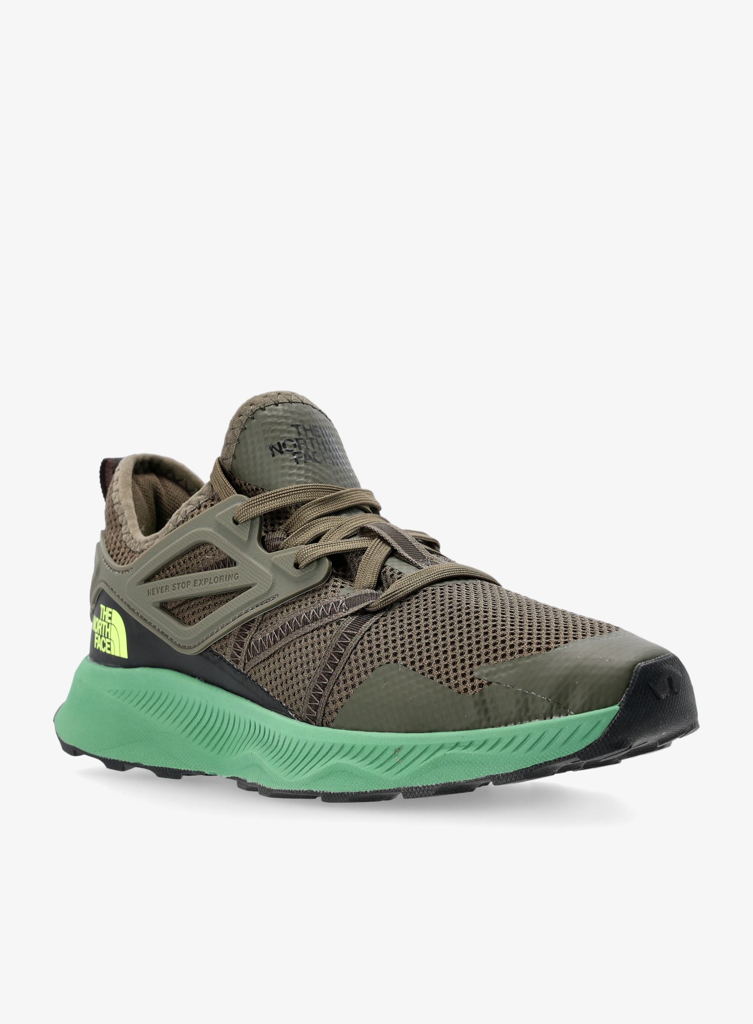 Nizki pohodniški čevlji The North Face Oxeye - green