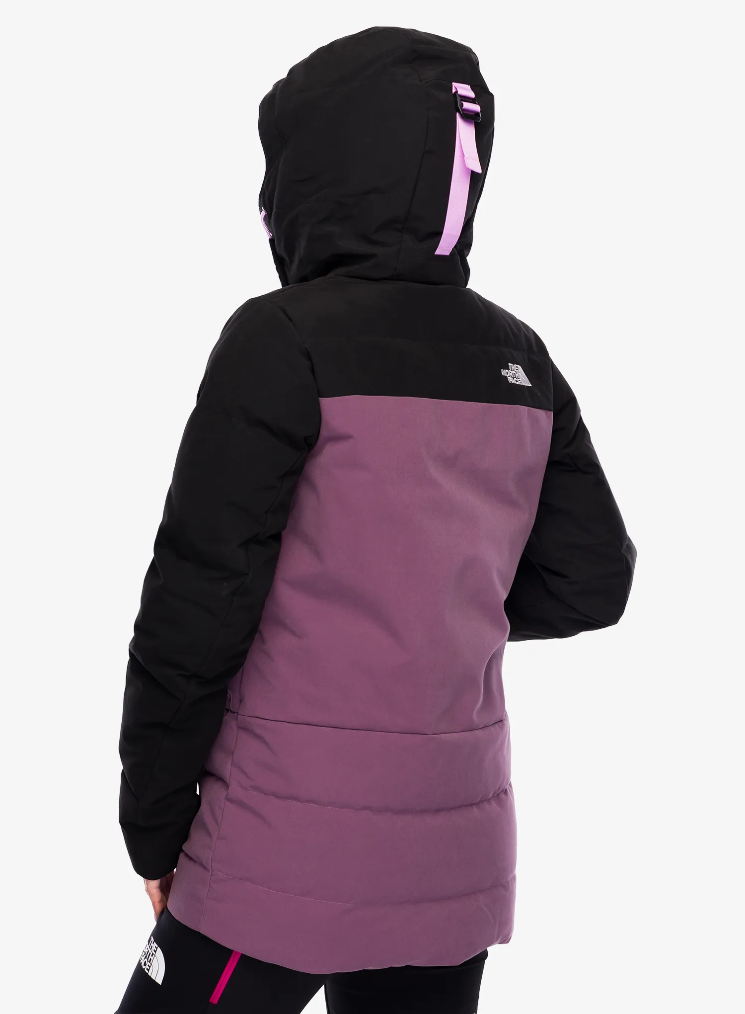Ženska smučarska jakna The North Face Pallie Down Jacket - midnight mauve/tnf black