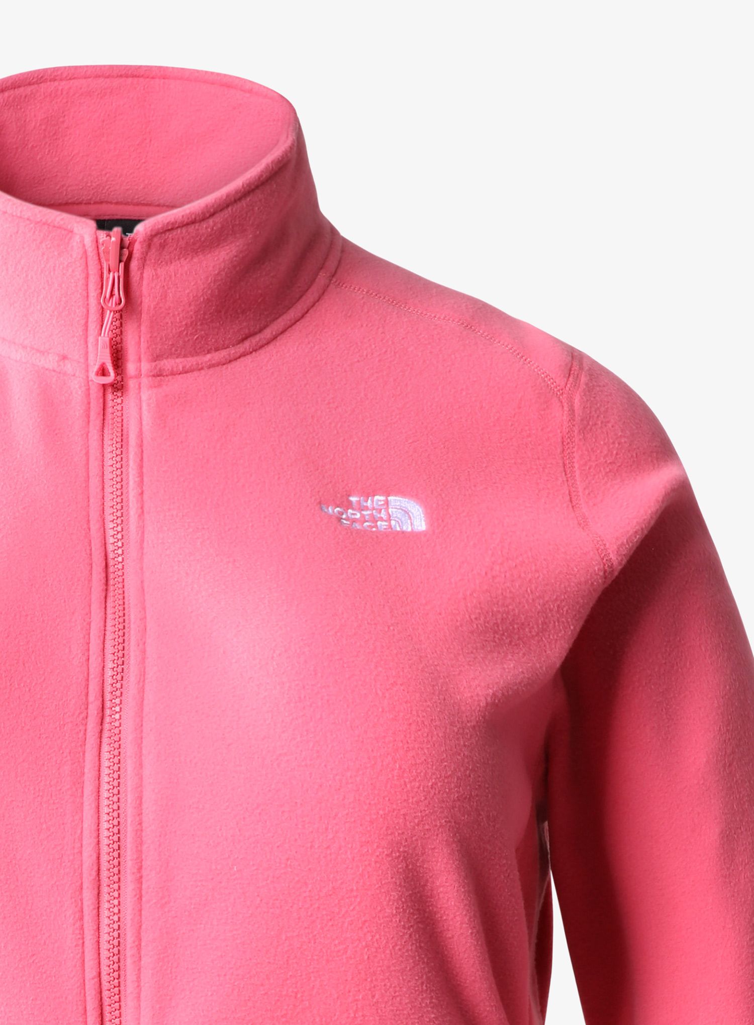 Ženski flis The North Face Plus 100 Glacier Full Zip - cosmo pink