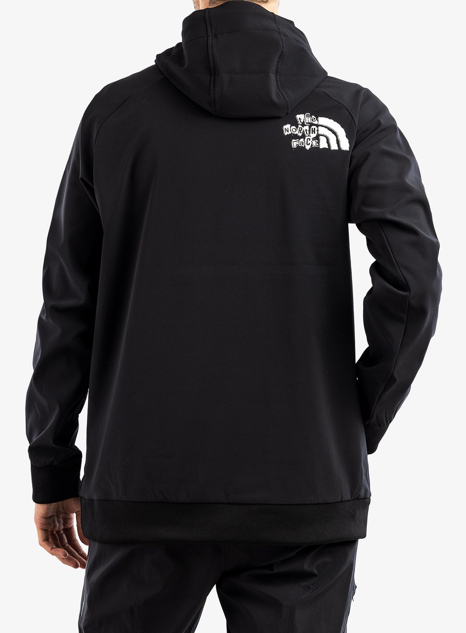 Jopica s kapuco The North Face Printed Tekno Hoodie - tnf black/tnf white
