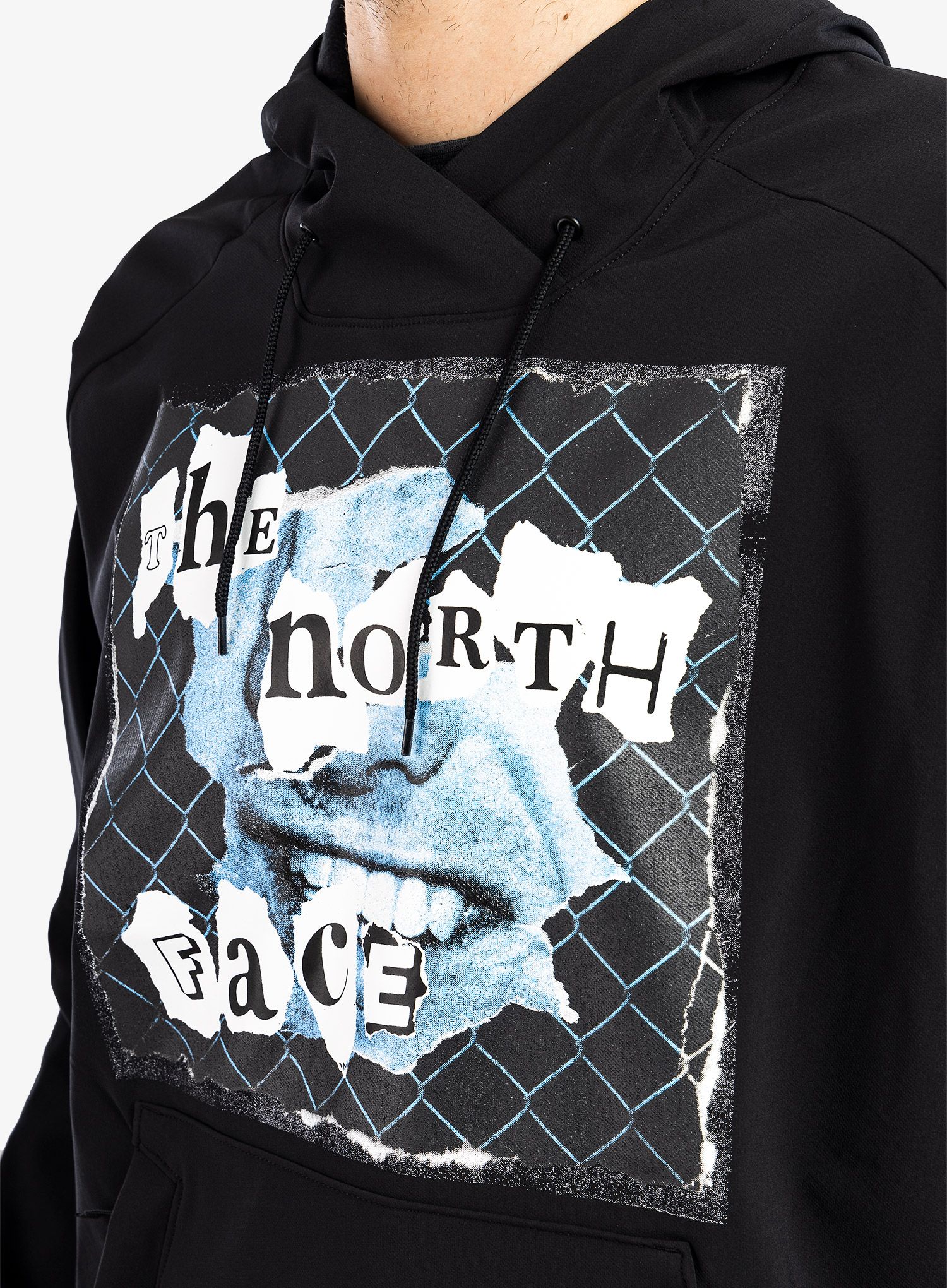 Jopica s kapuco The North Face Printed Tekno Hoodie - tnf black/tnf white