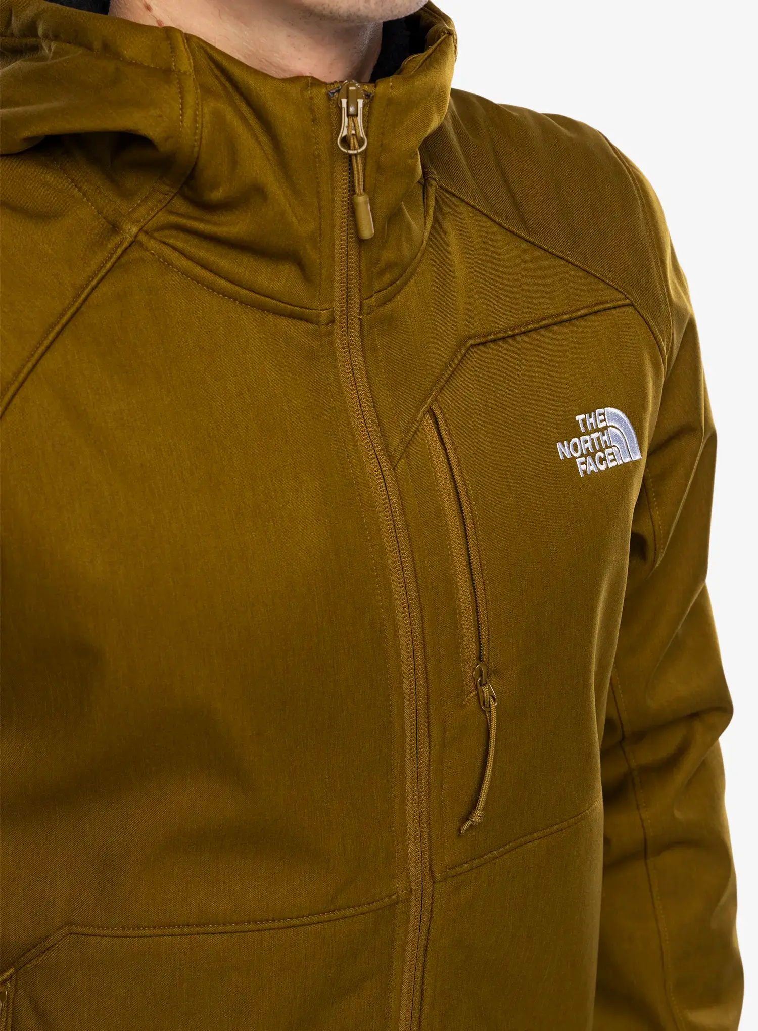 Softshell jakna The North Face Quest Hooded Softshell - moss green dark heather