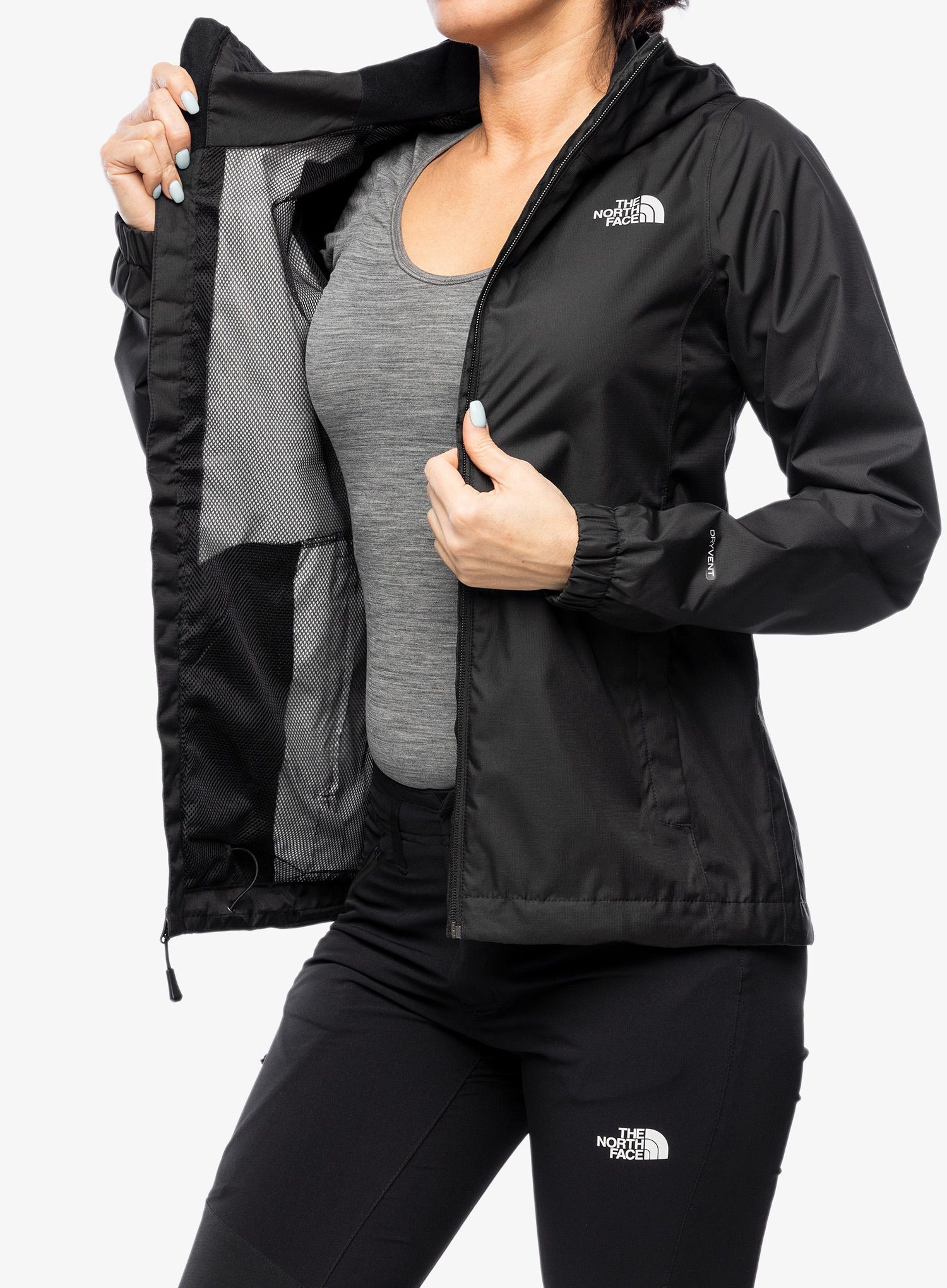 Ženska jakna The North Face Quest Jacket - tnf black/foil grey
