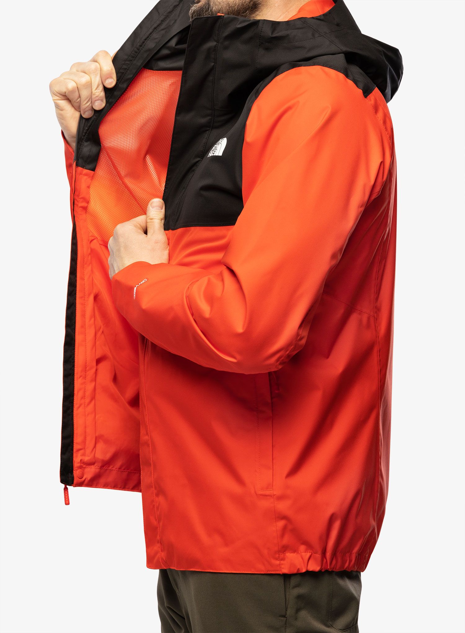 Moška jakna The North Face Quest Zip-In Jacket - fiery red/black