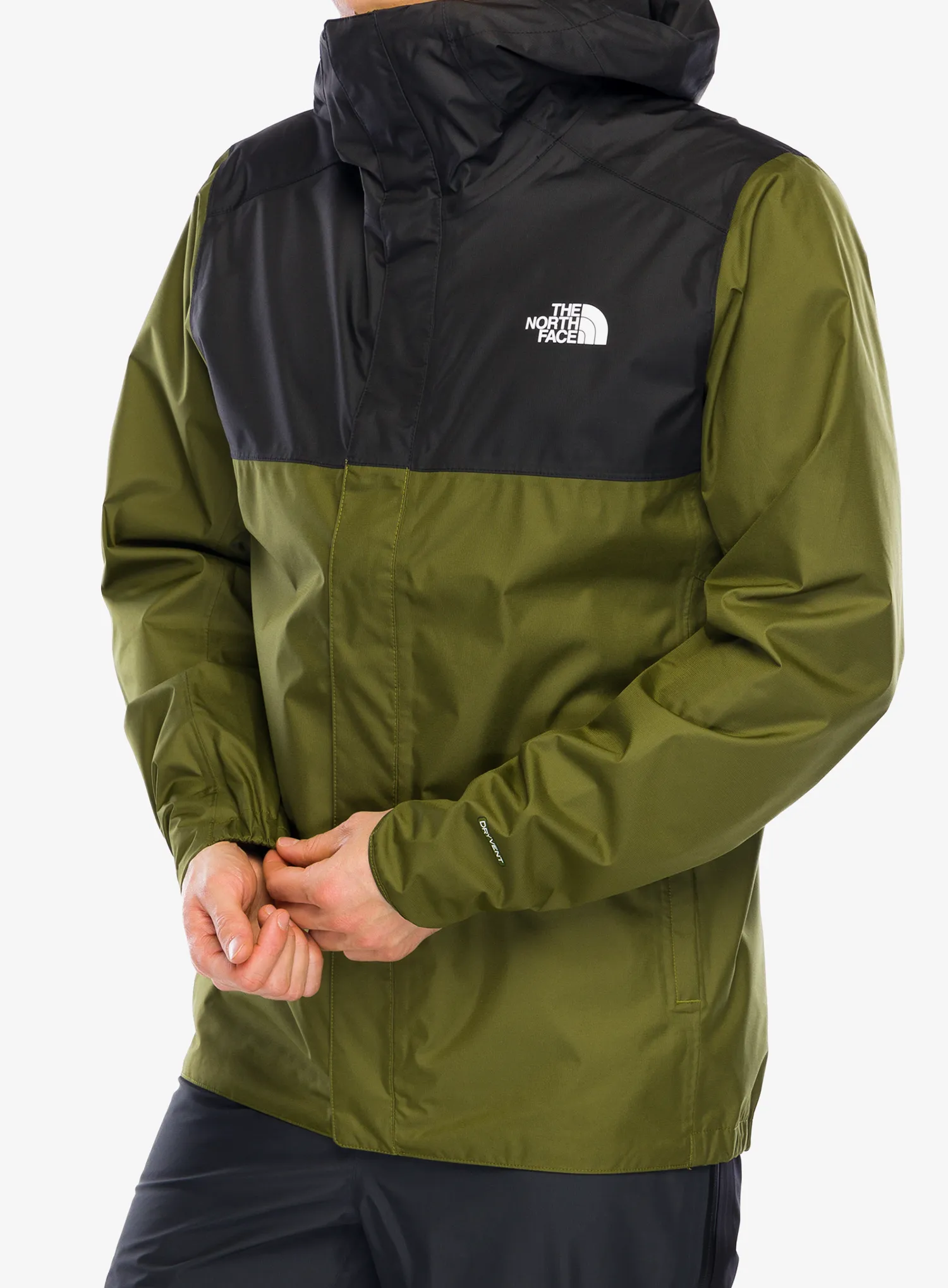 Nepremočljiva jakna The North Face Quest Zip-In Jacket - forest olive/tnf black