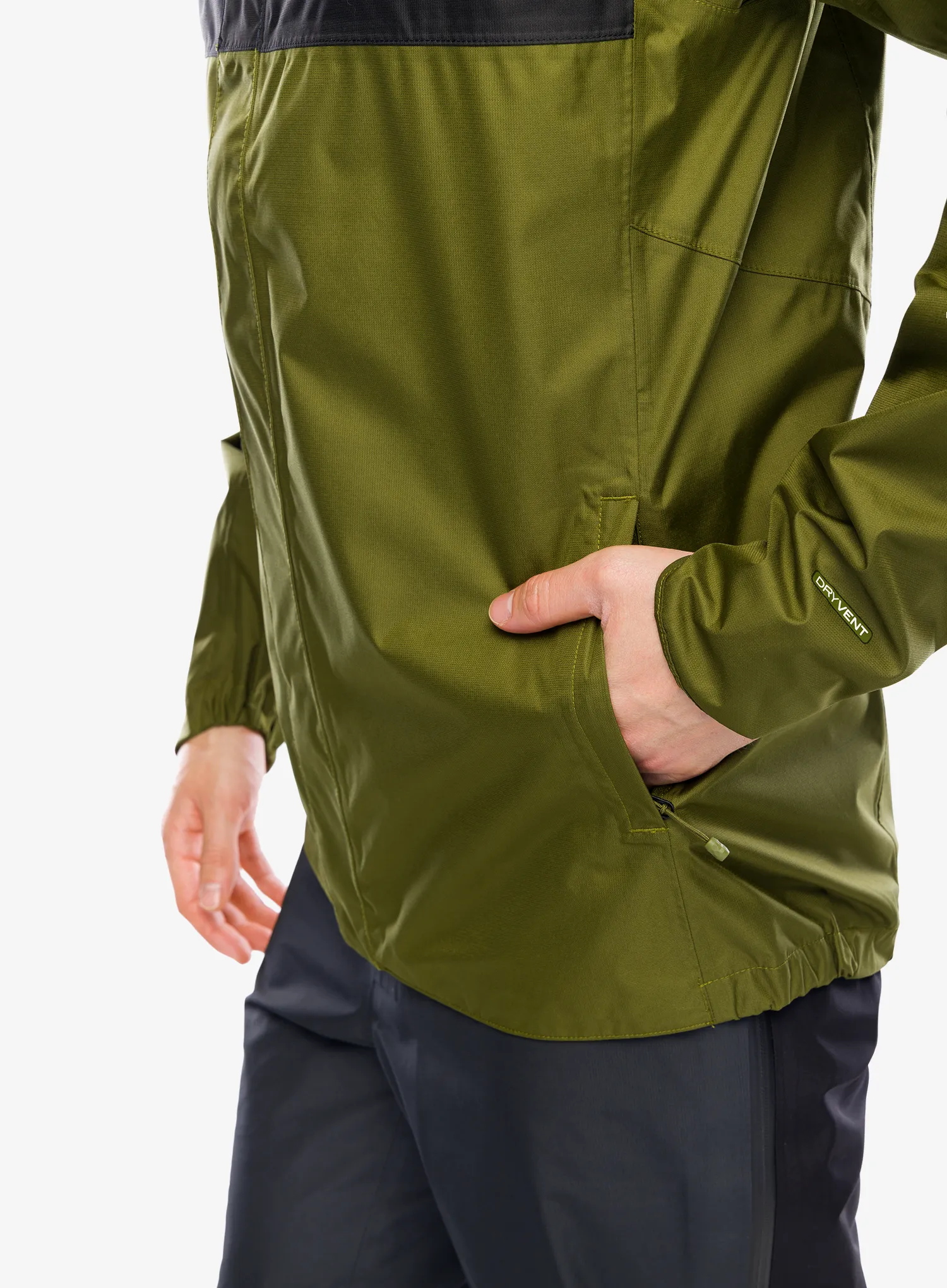 Nepremočljiva jakna The North Face Quest Zip-In Jacket - forest olive/tnf black