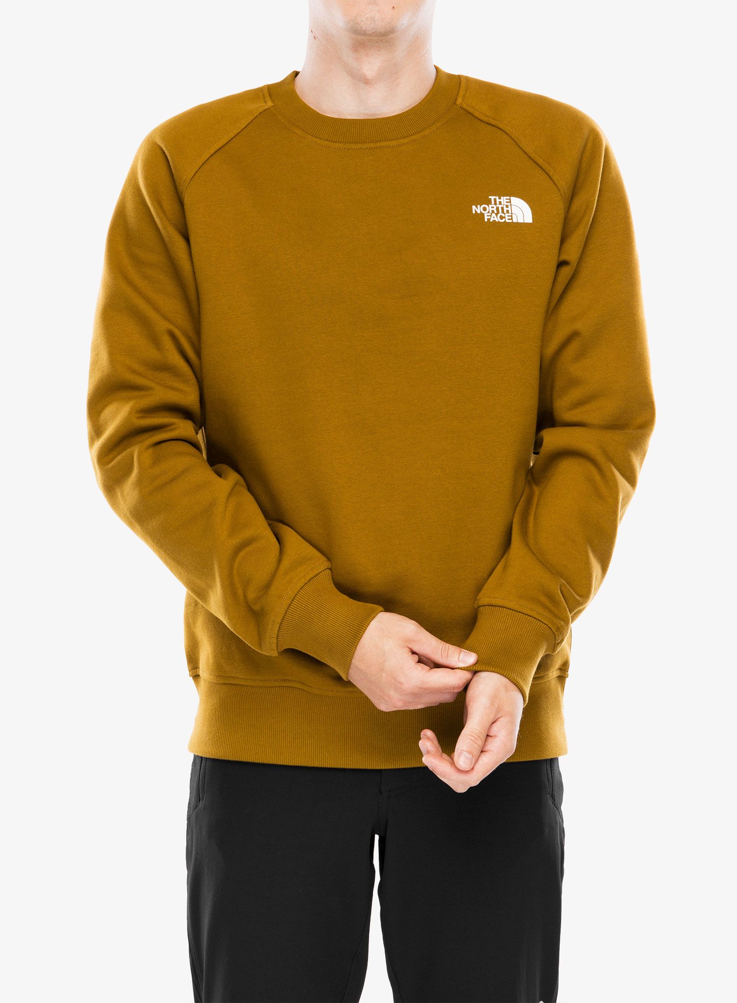 Puloverji brez kapuce The North Face Raglan Redbox Crew - moss green