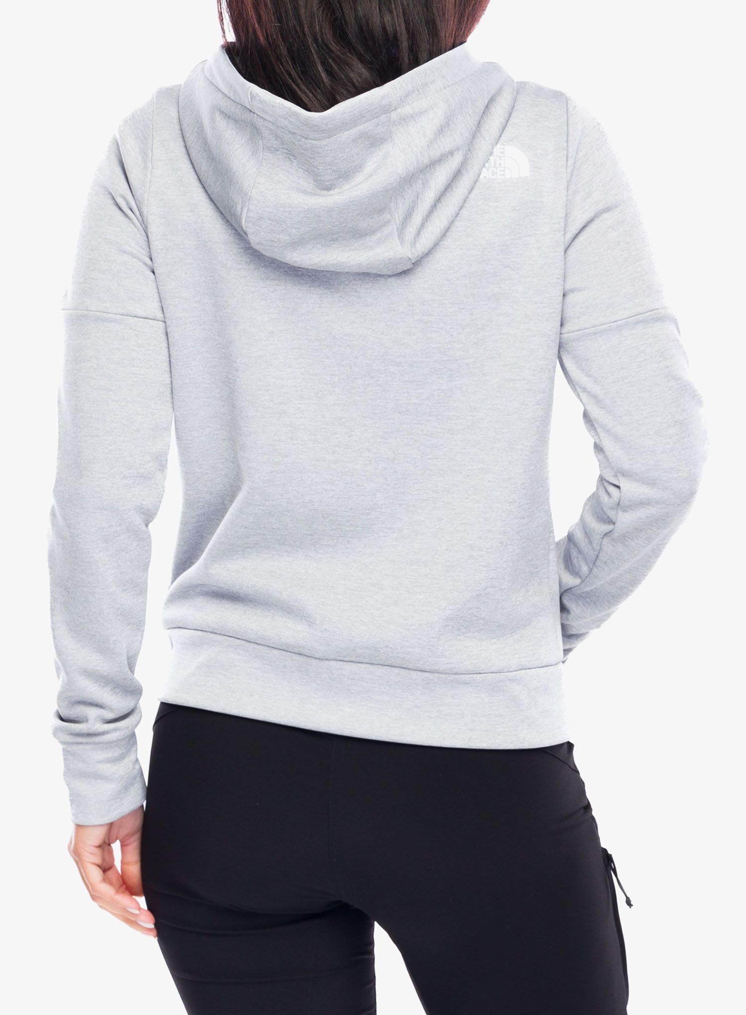 Ženski flis s kapuco The North Face Reaxion Fleece F/Z Hoodie - tnf light grey heather