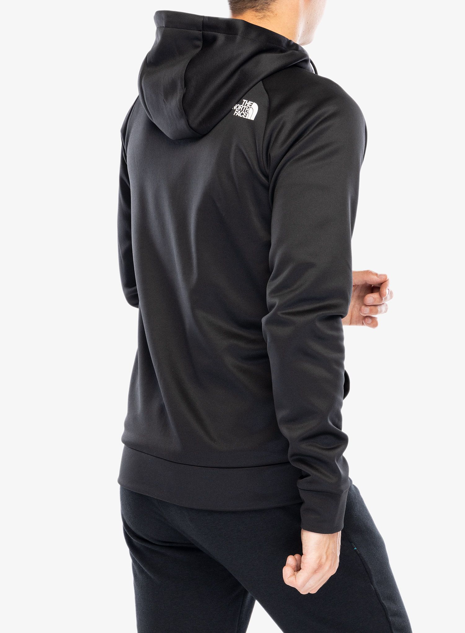 Flis jopa s kapuco The North Face Reaxion Fleece F/Z Hoodie - tnf black/asphalt grey