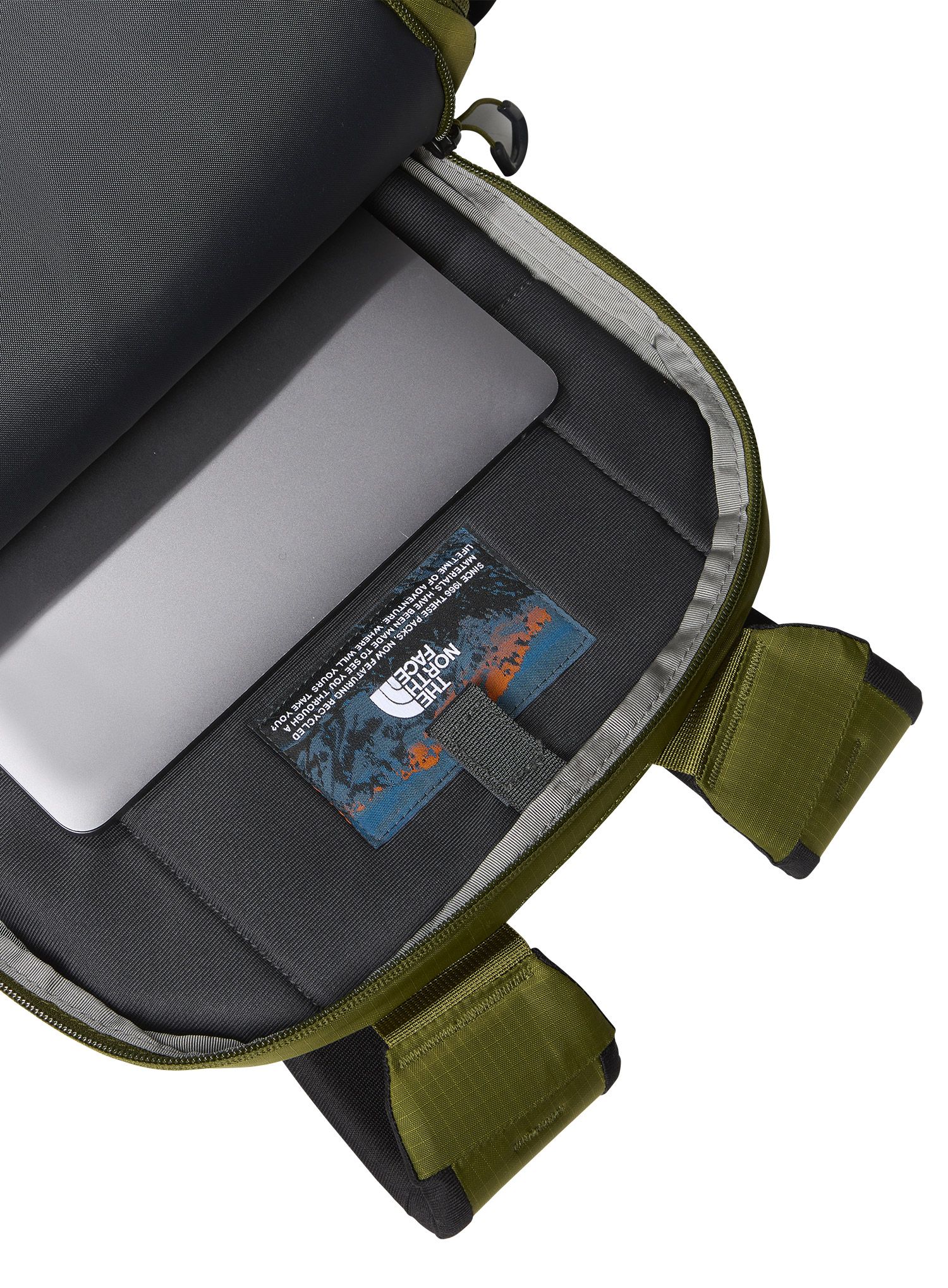 Nahrbtnik za prenosnik The North Face Recon - olive/black