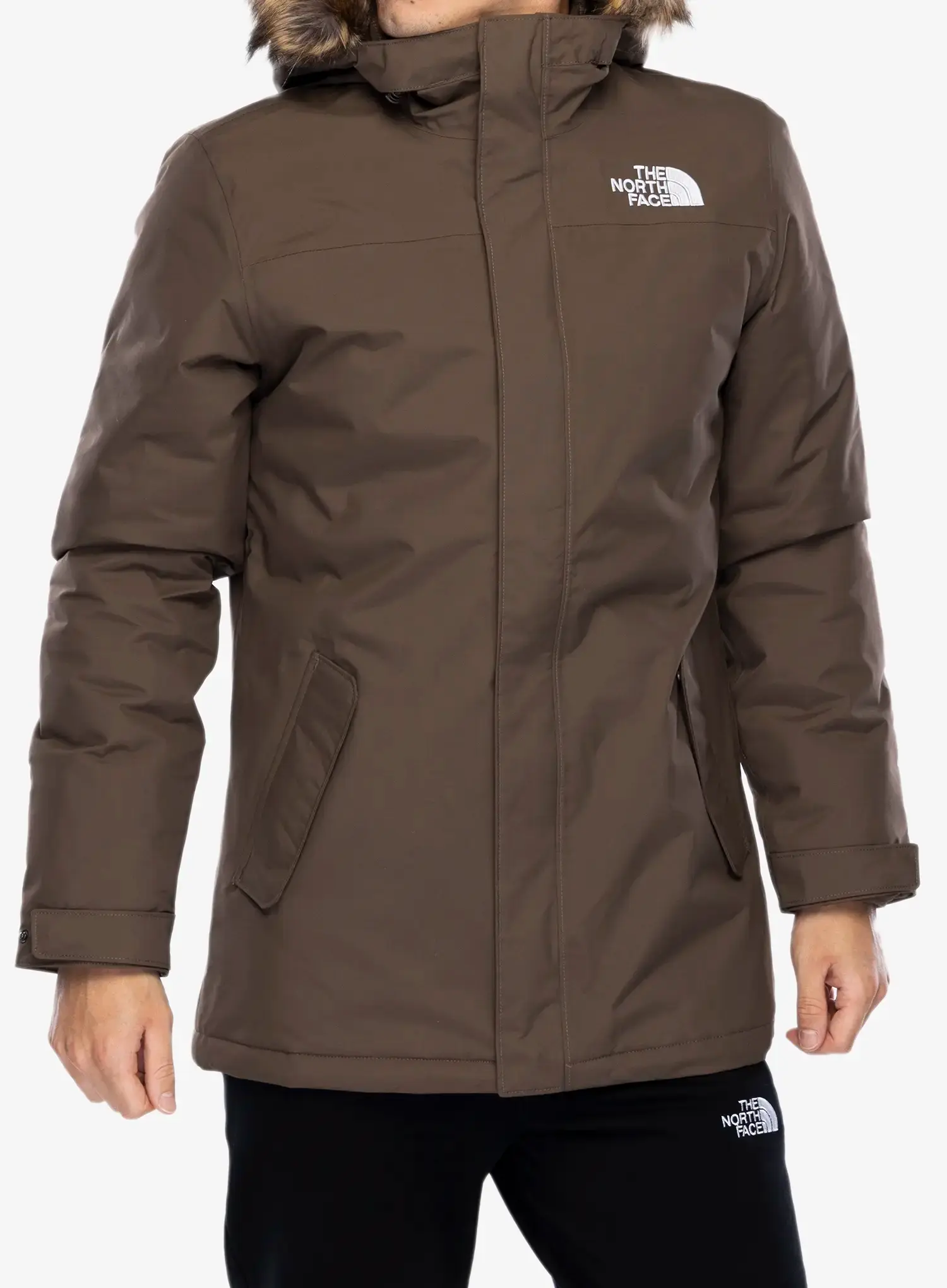 Zimska jakna The North Face Recycled Zaneck Jacket - smokey brown
