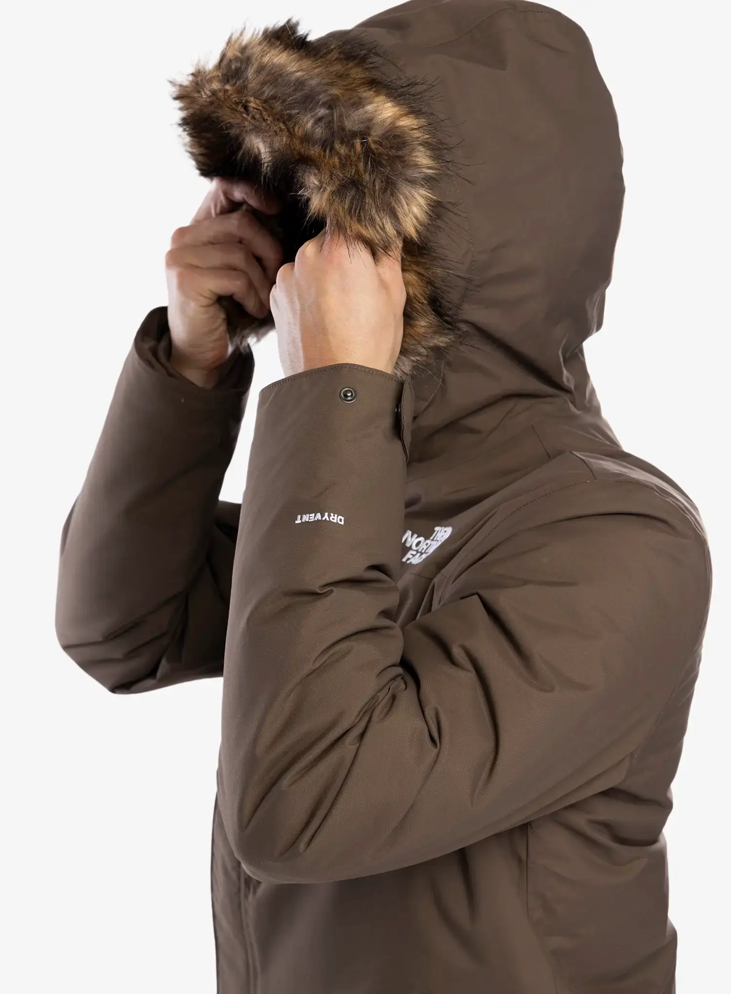 Zimska jakna The North Face Recycled Zaneck Jacket - smokey brown
