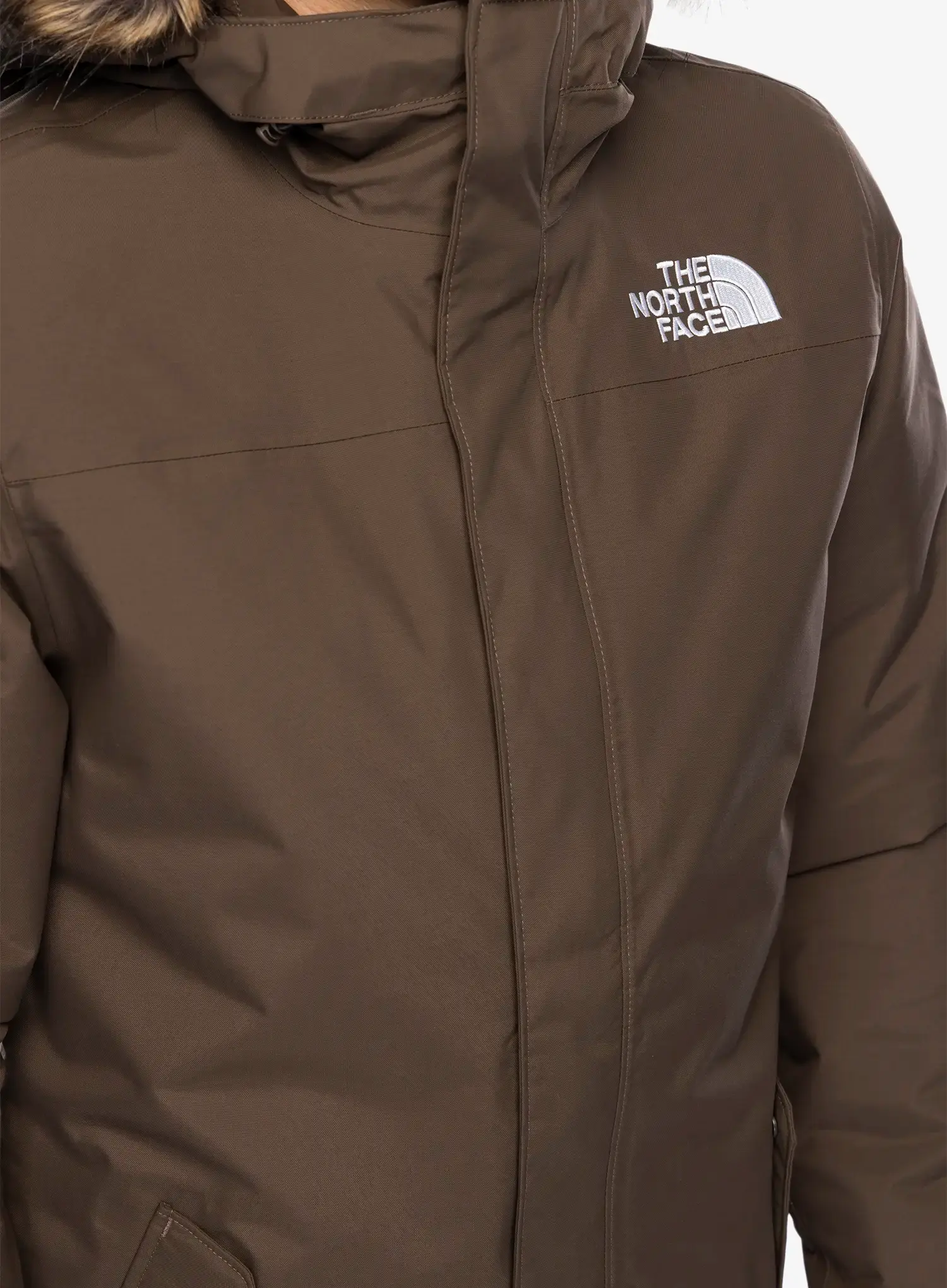Zimska jakna The North Face Recycled Zaneck Jacket - smokey brown