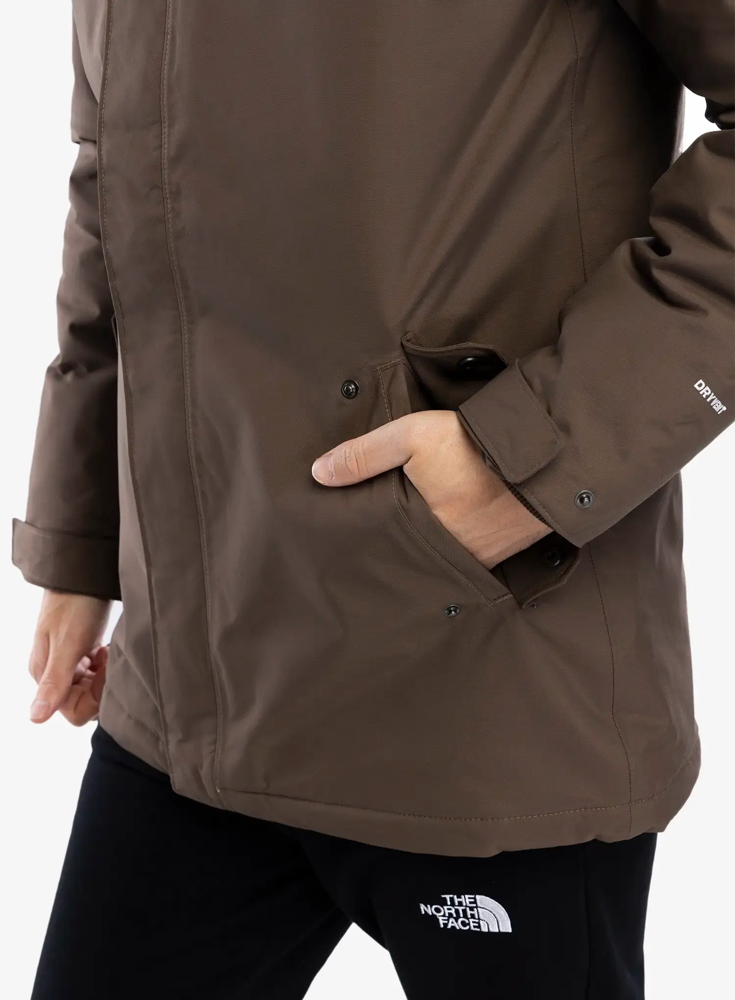 Zimska jakna The North Face Recycled Zaneck Jacket - smokey brown