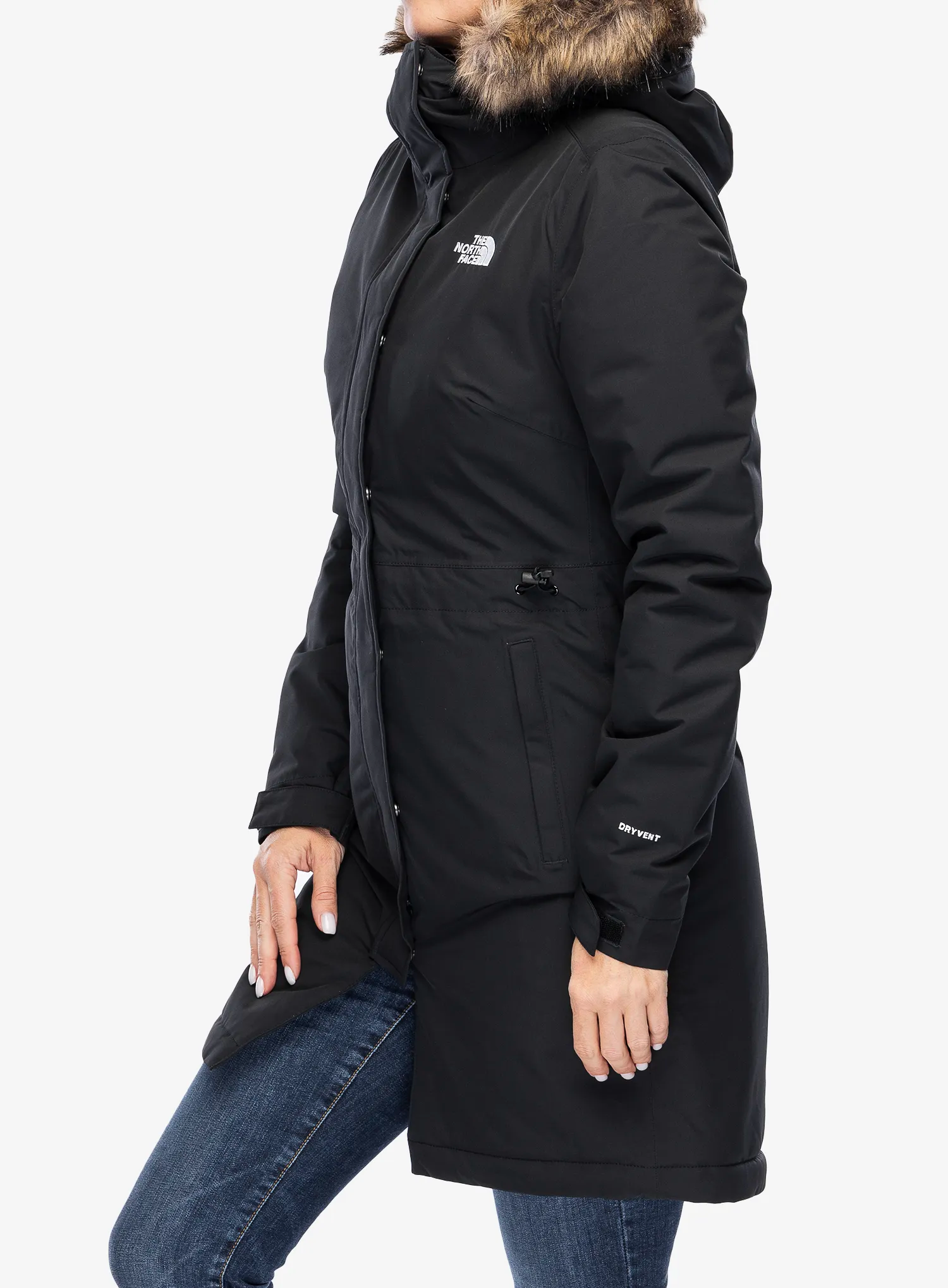 Ženski plašč The North Face Recycled Zaneck Parka - tnf black/tnf black