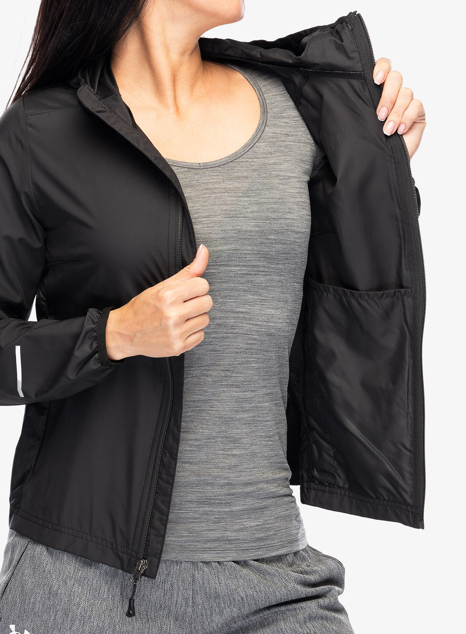 Ženska tekaška jakna The North Face Run Wind Jacket - tnf black