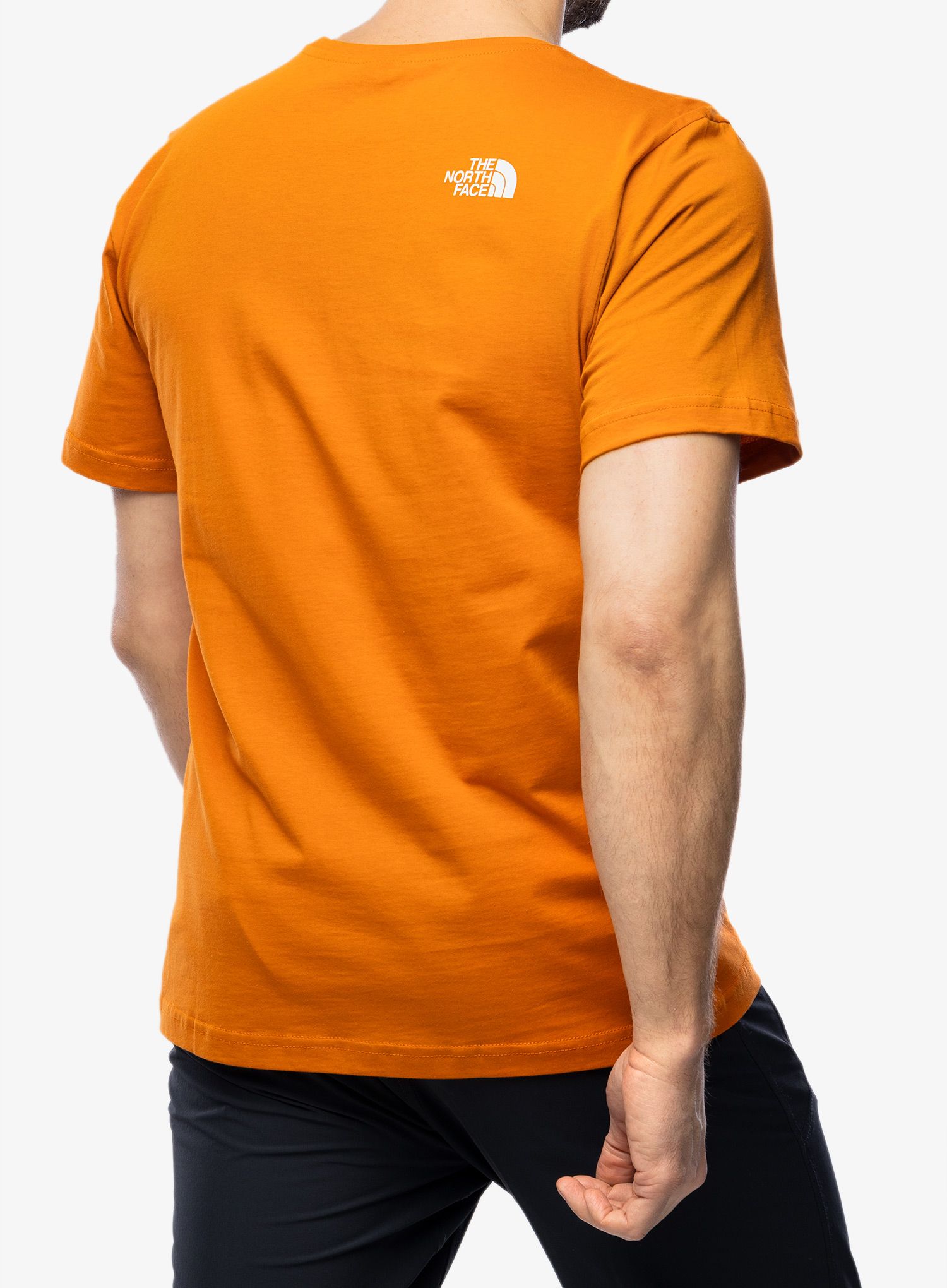 Majica s potiskom The North Face S/S Easy Tee - desert rust