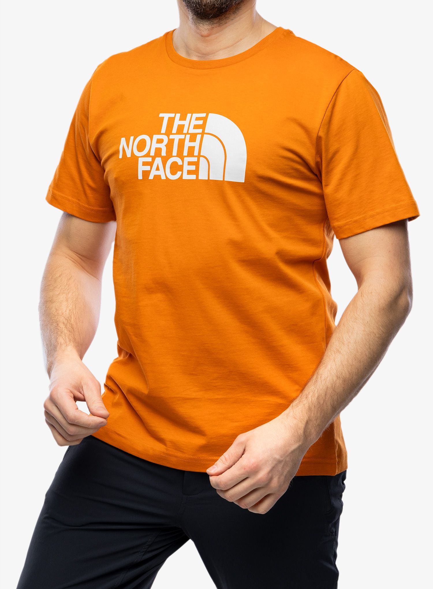 Majica s potiskom The North Face S/S Easy Tee - desert rust