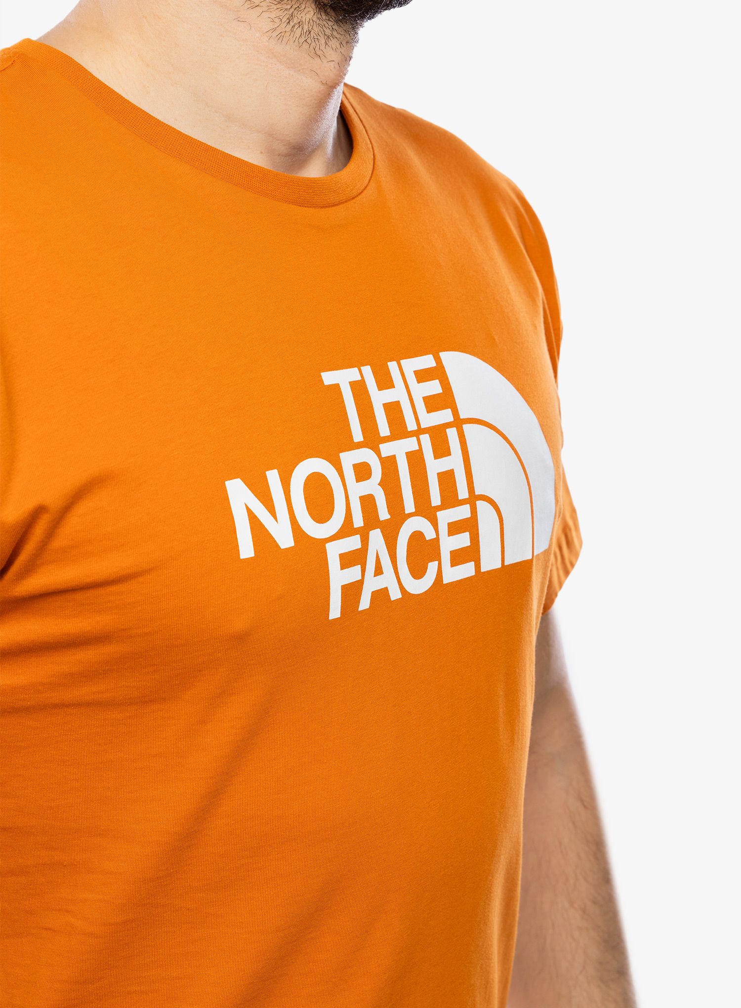 Majica s potiskom The North Face S/S Easy Tee - desert rust