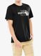Bombažna majica The North Face S/S Easy Tee - tnf black