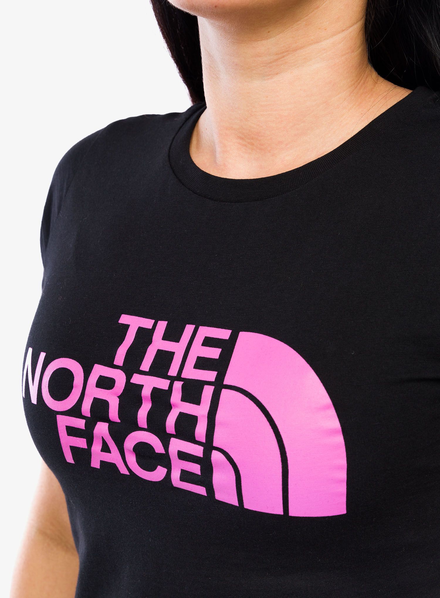 Ženska majica The North Face S/S Easy Tee - tnf black/violet crocus