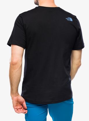 Majica s potiskom The North Face S/S Mountain Line Tee - tnf black