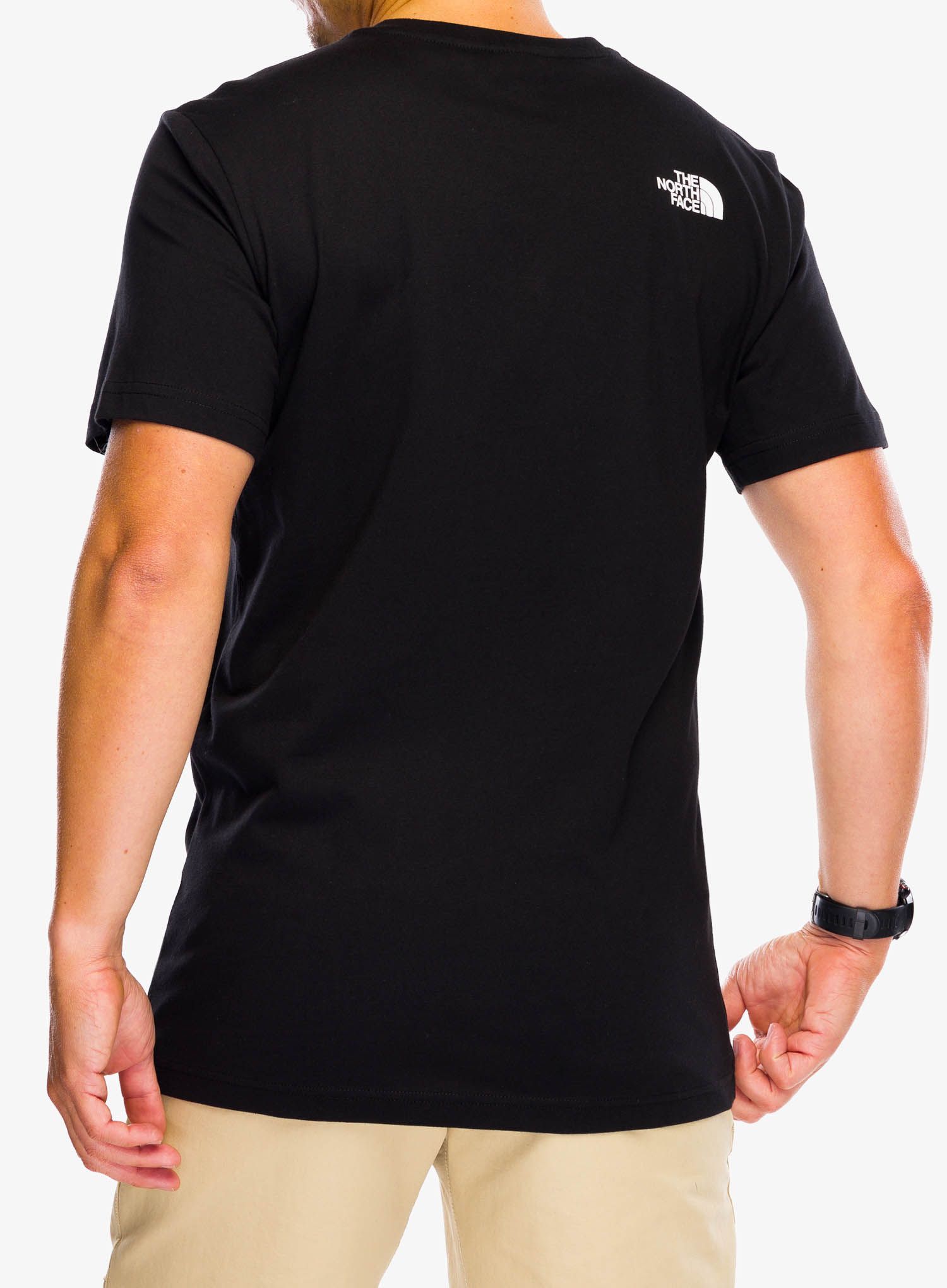 Bombažna majica The North Face S/S Never Stop Exploring Tee - tnf black