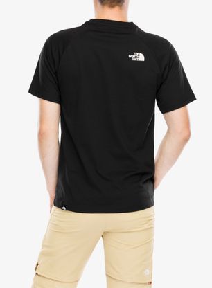 Bombažna majica The North Face S/S Raglan Easy Tee - tnf black