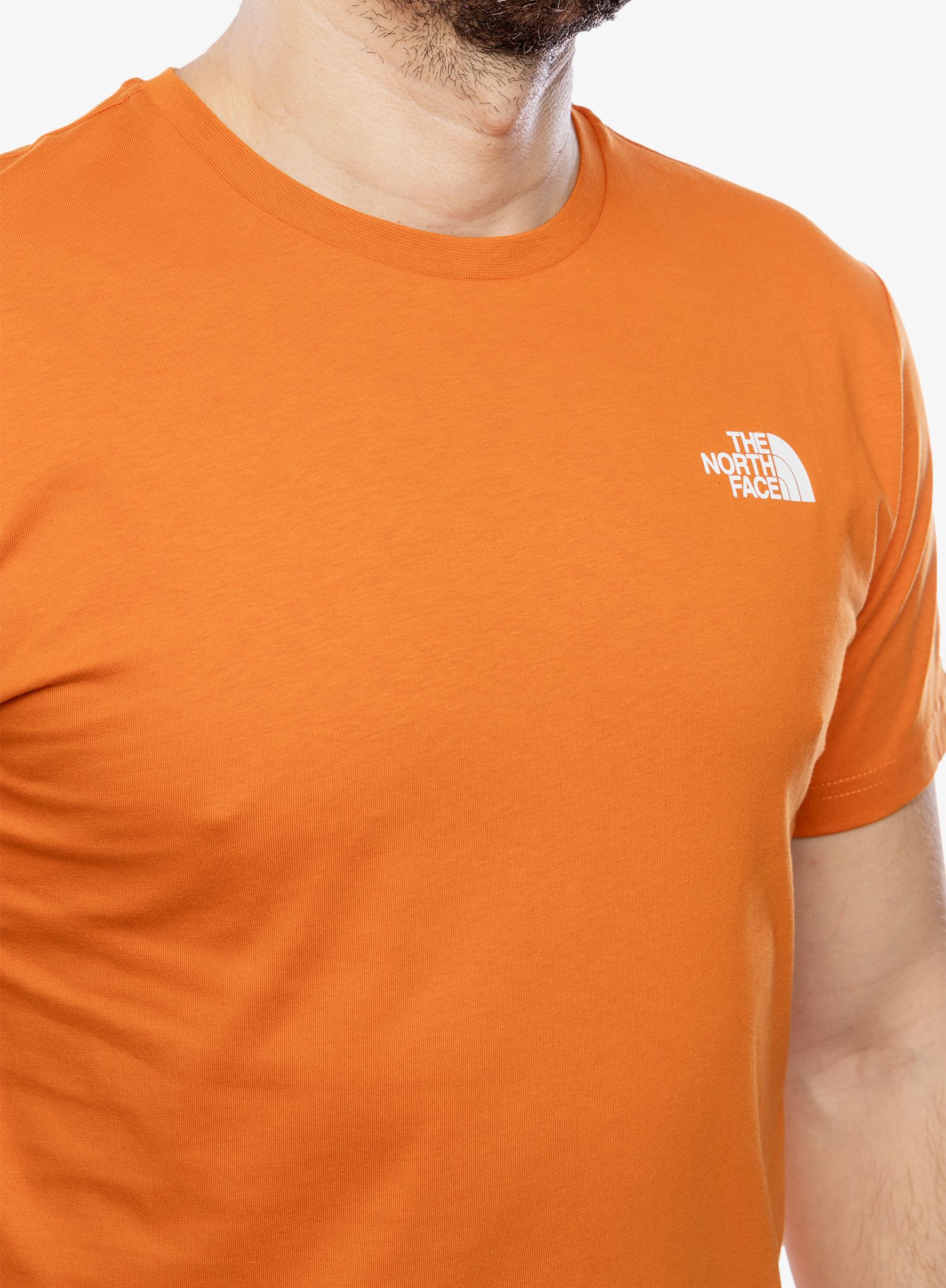 Majica s potiskom The North Face S/S Redbox Celebration Tee - desert rust