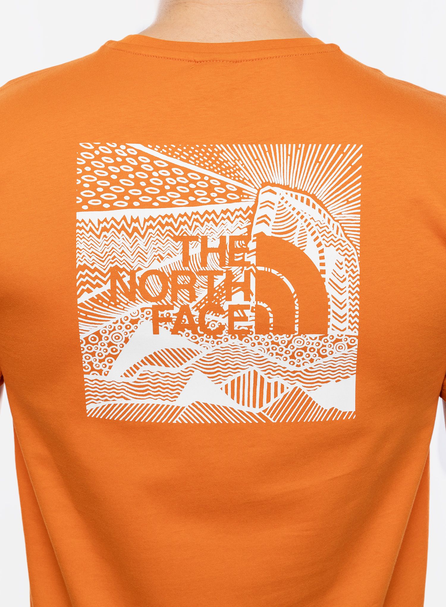 Majica s potiskom The North Face S/S Redbox Celebration Tee - desert rust