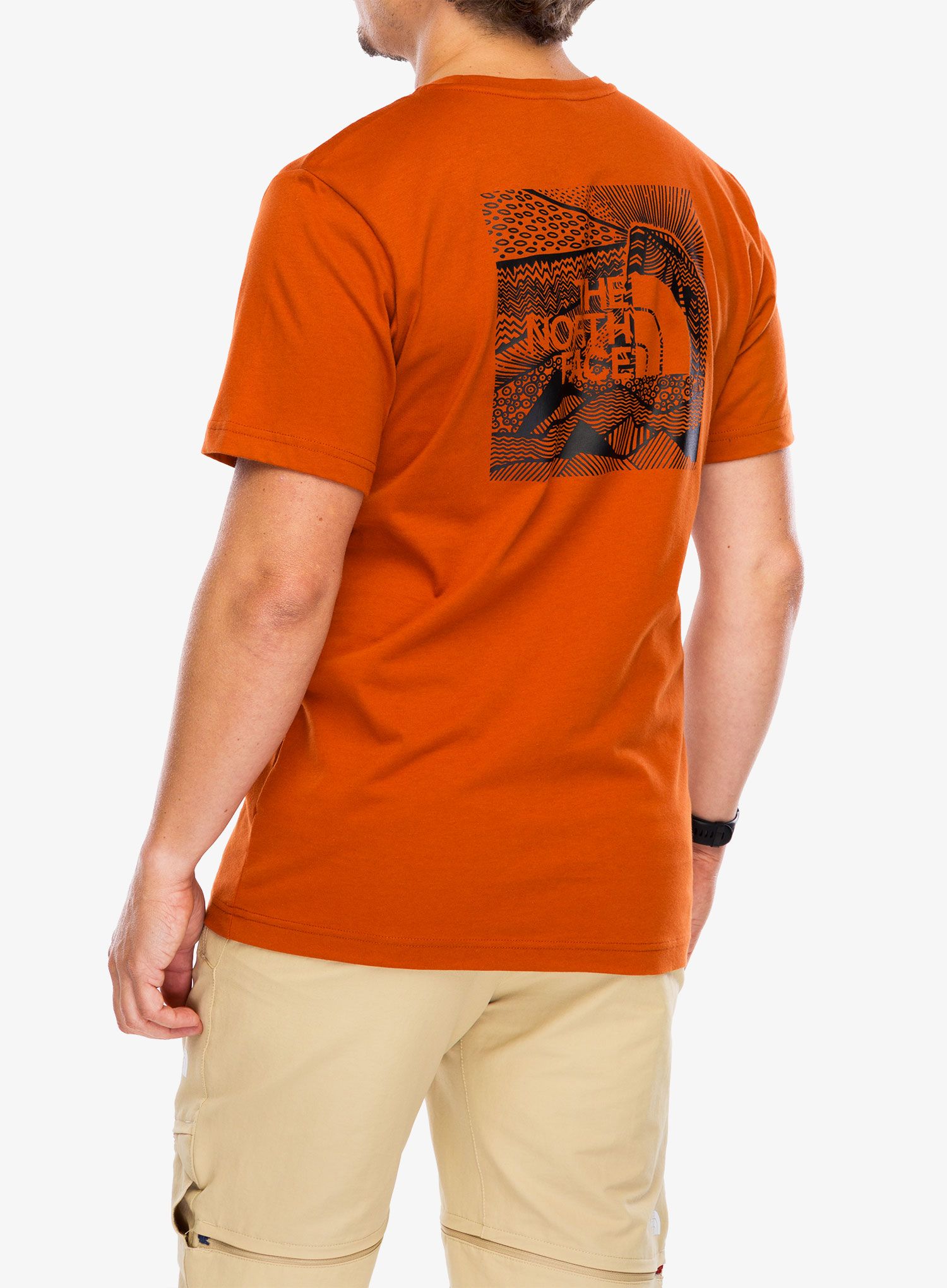 Bombažna majica The North Face S/S Redbox Celebration Tee - earthen copper