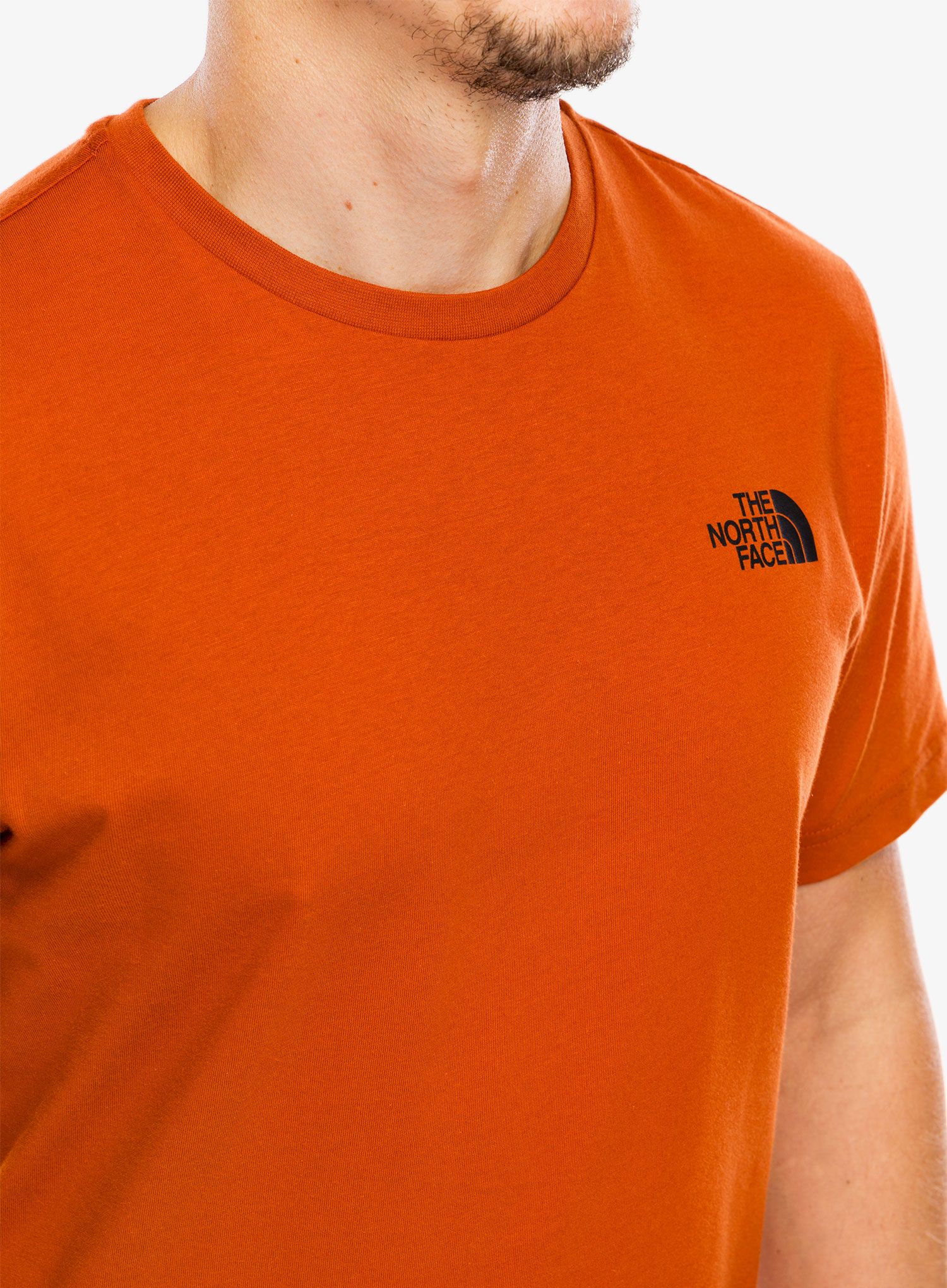 Bombažna majica The North Face S/S Redbox Celebration Tee - earthen copper