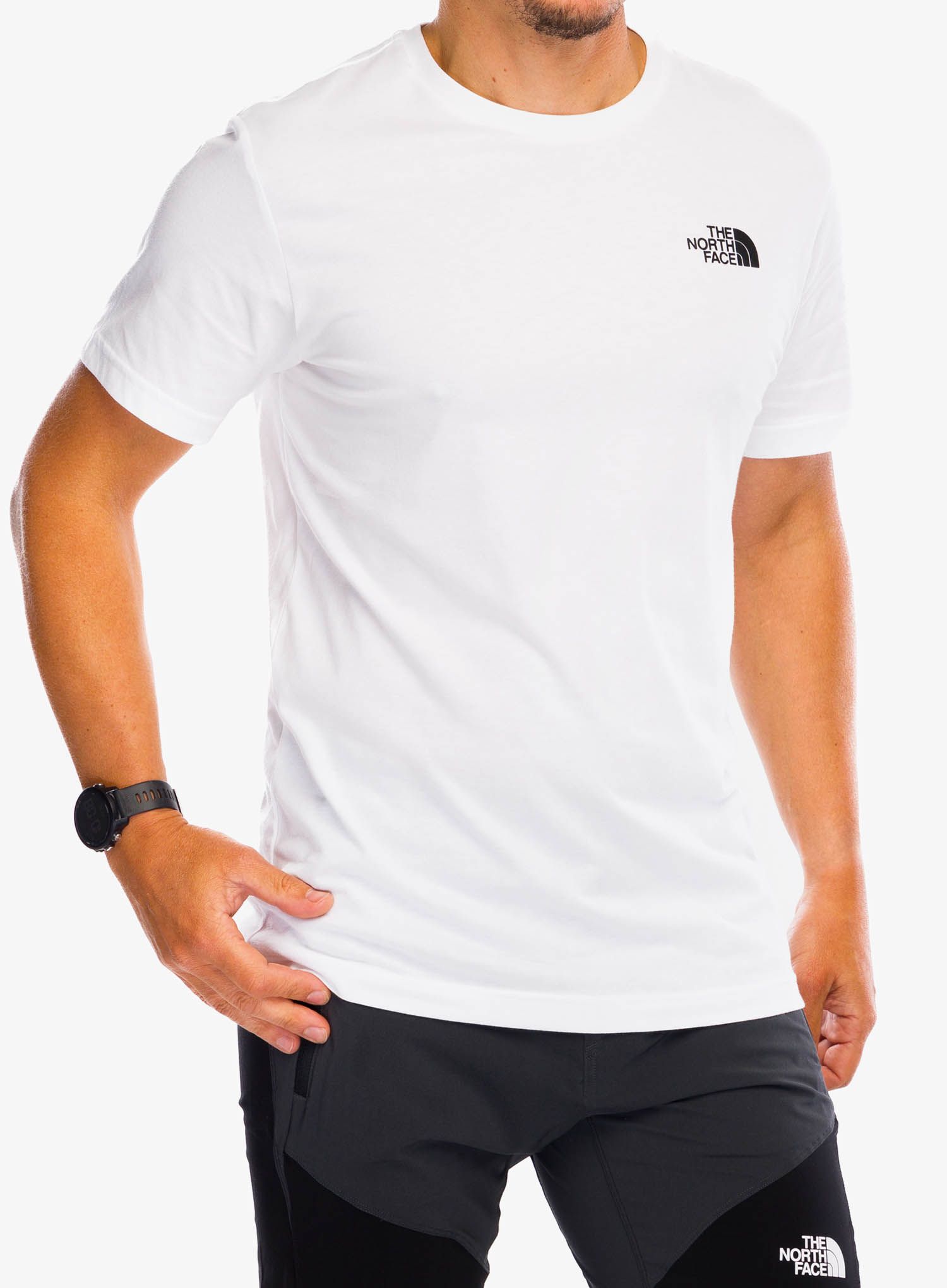 Bombažna majica The North Face S/S Redbox Celebration Tee - tnf white