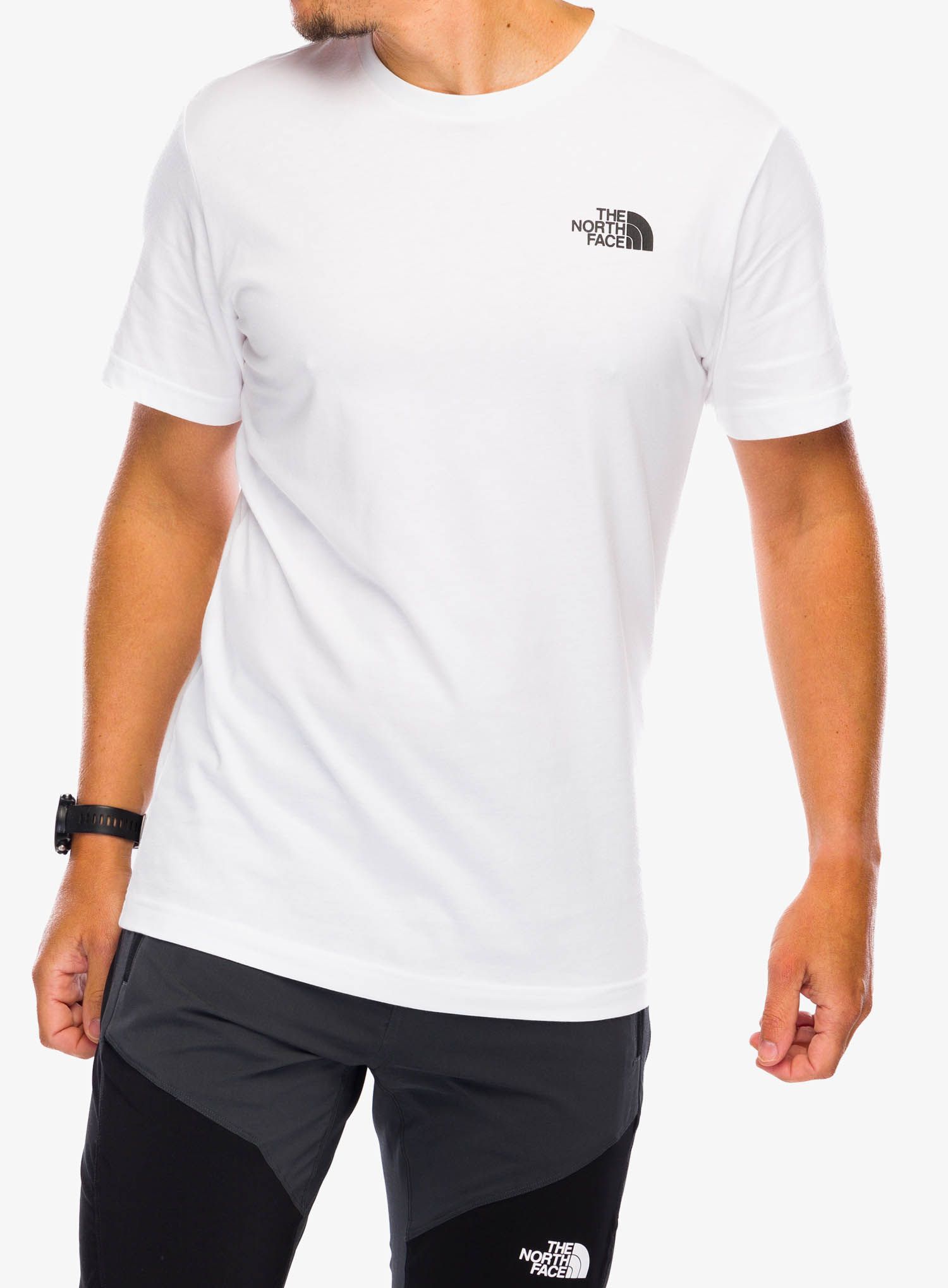 Bombažna majica The North Face S/S Redbox Celebration Tee - tnf white