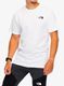 Bombažna majica The North Face S/S Redbox Tee - tnf white