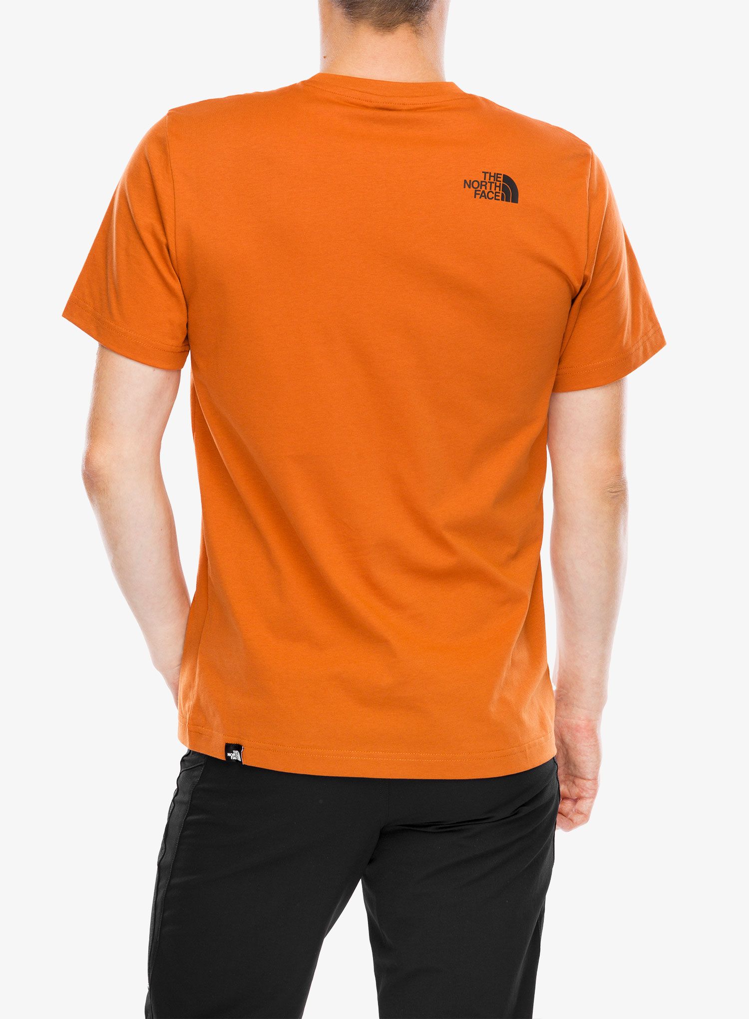 Bombažna majica The North Face S/S Simple Dome Tee - earthen copper