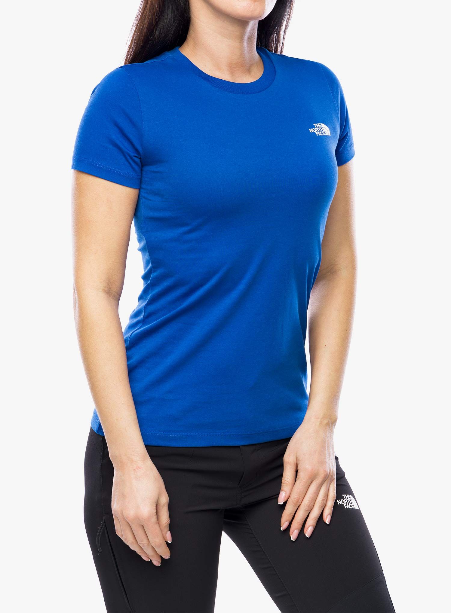 Ženska majica The North Face S/S Simple Dome Tee - tnf blue
