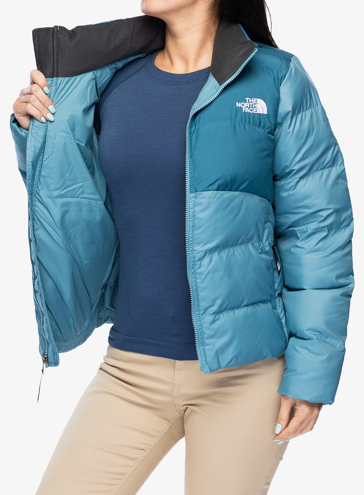 Ženska zimska jakna The North Face Saikuru Jacket - algae blue/mallard blue