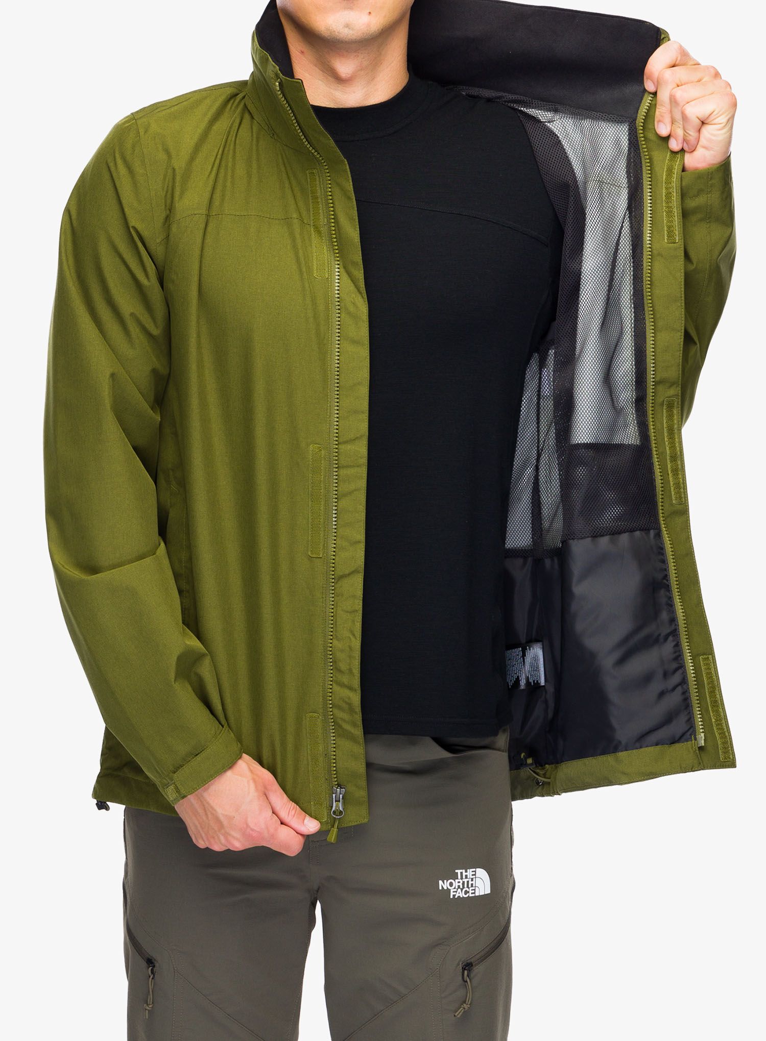 Nepremočljiva jakna The North Face Sangro Jacket - forest olive dark heather